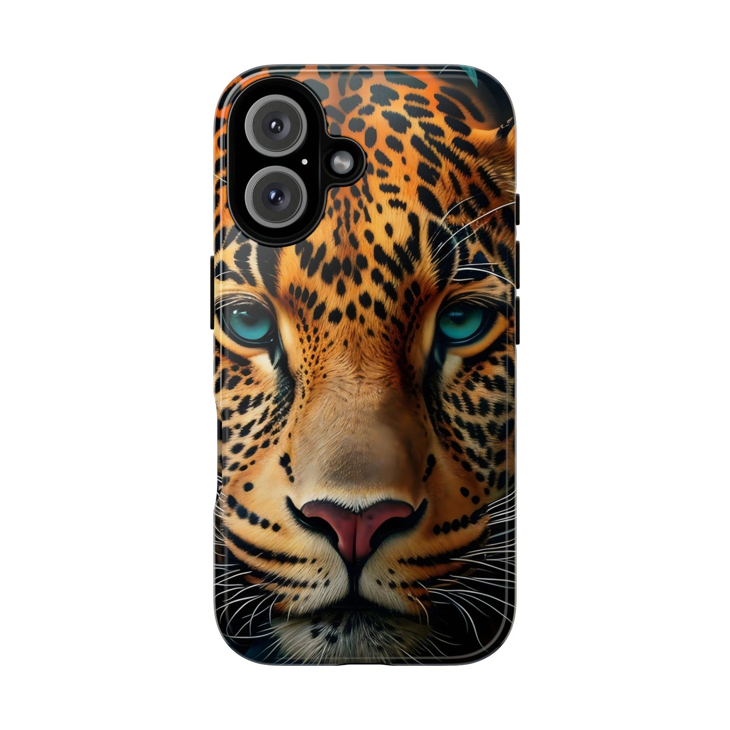 Leopard Print Phone Case, Tough Cases for Animal Lovers, Unique Phone Cover Gift, Stylish Tech Accessory, Wild Animal Art