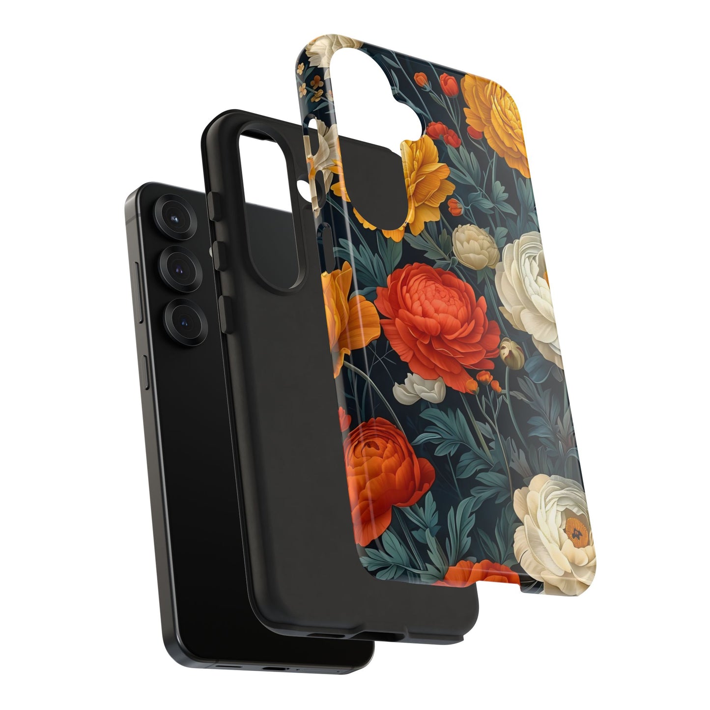 Floral Tough Case for Phones | Durable Floral Phone Cover, Boho Chic, Unique Gift for Her, Phone Protection, Flower Design