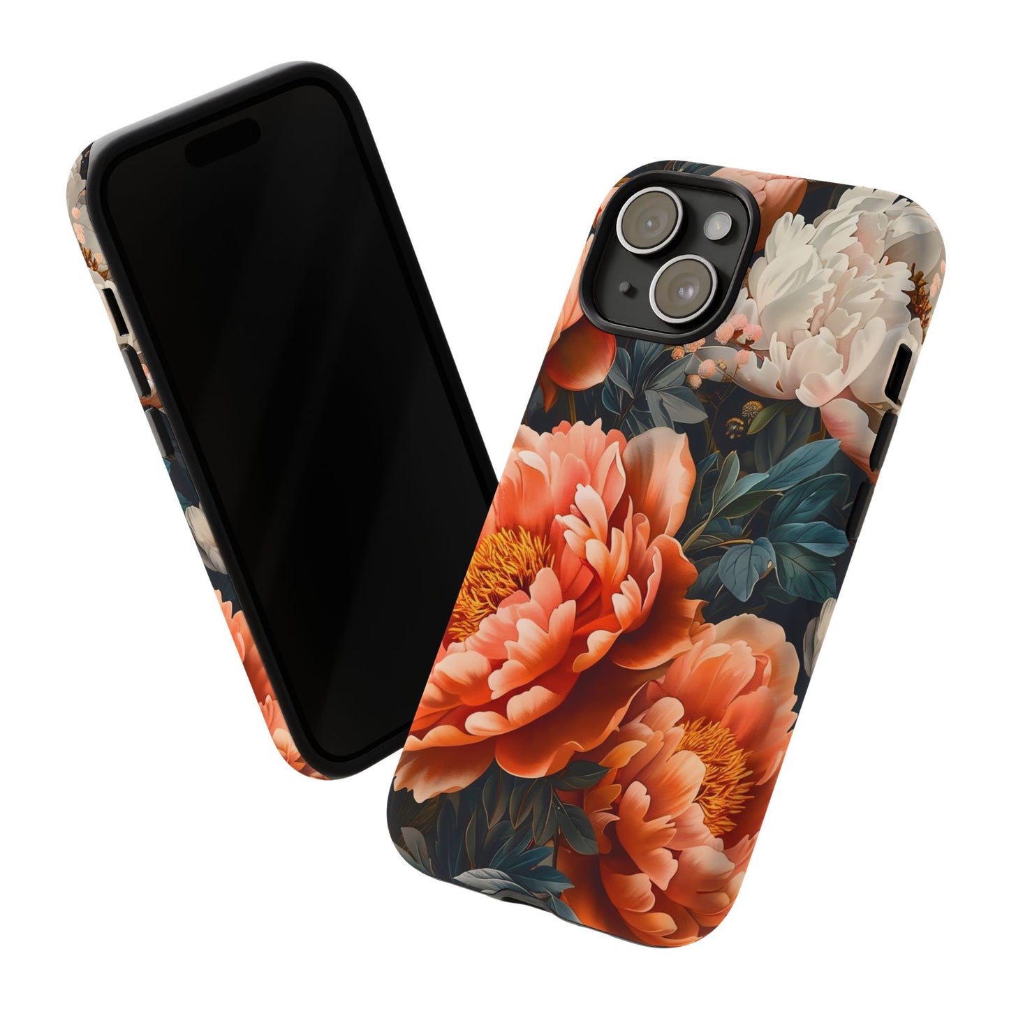 Floral Phone Case - Tough Cases, Durable Cover, Flower Design, Unique Gift, Phone Accessories
