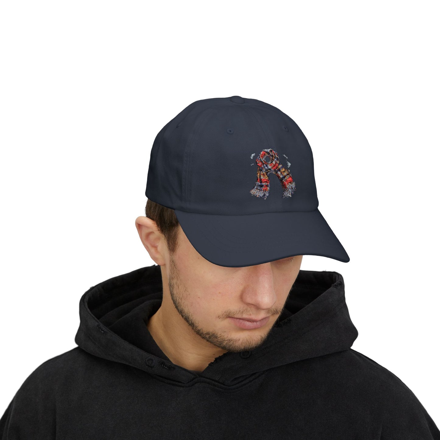 Classic Knitted Scarf Dad Cap | Casual Summer Hat, Unisex Baseball Cap, Gift for Dad, Outdoor Accessory, Dad Apparel