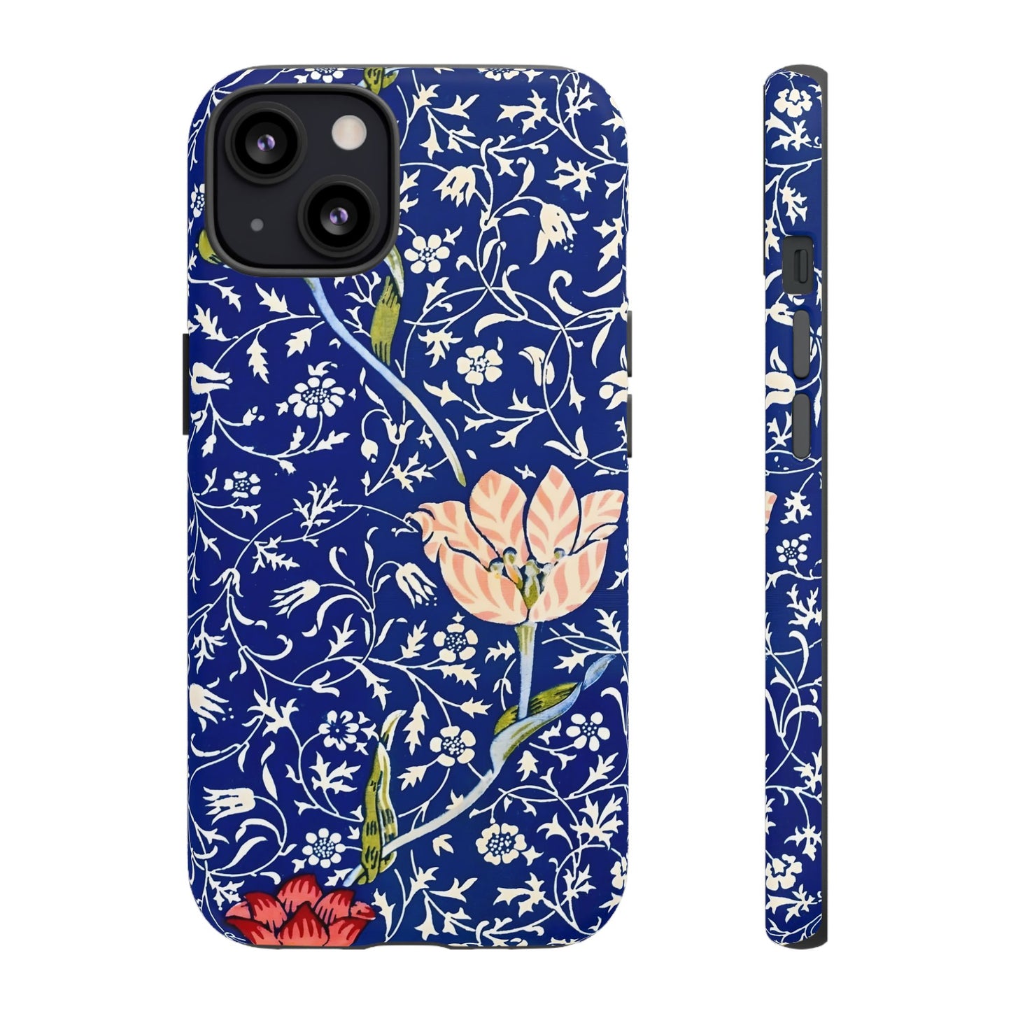 Floral Phone Case, Unique Tough Phone Cover, Gift for Her, Spring Decor, Durable Protective Case, Elegant Floral Design
