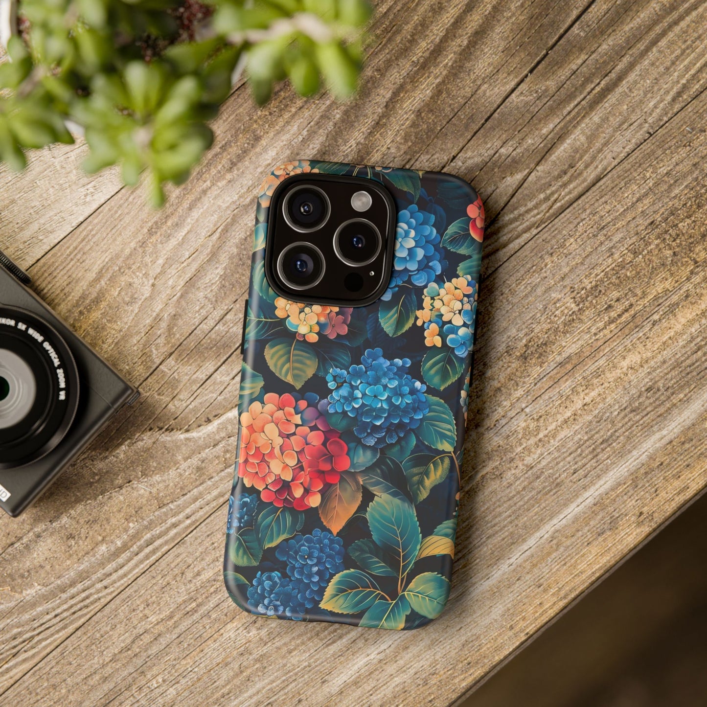 Floral Tough Phone Case, Durable Smartphone Cover, Flower Design, Gift for Her, Stylish Protection
