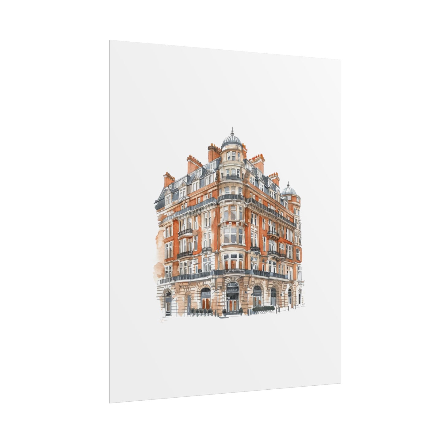 Elegant Architectural Rolled Posters, Art Prints for Home Decor, Gift for Housewarming, Wall Art for Living Room, Unique Art Decor
