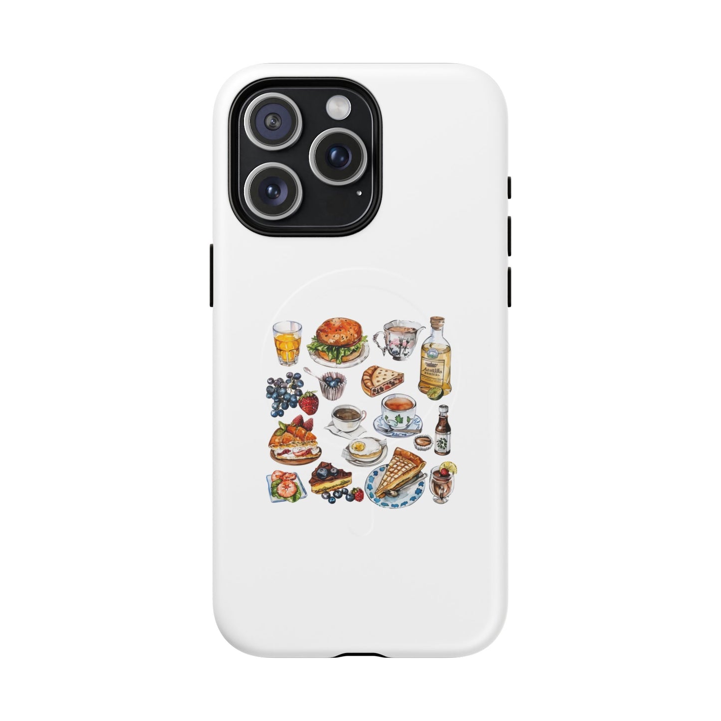 Foodie-Themed Phone Case, Cute Accessories for Food Lovers, Great Gift for Chefs, Cooking Enthusiasts, and Foodies