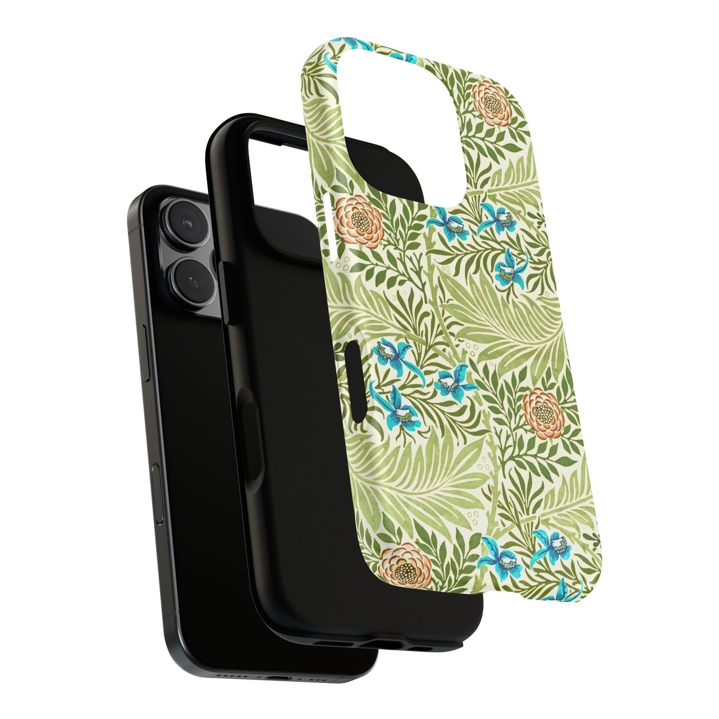 Tough Cases Phone Case, Botanical Print Phone Cover, Floral Smartphone Accessory, Nature-Inspired Tech Gear, Gift for Plant Lovers