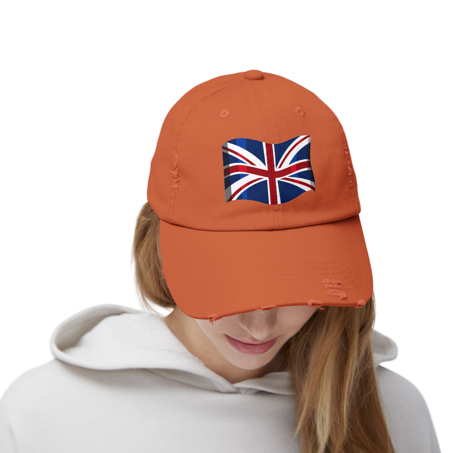 Vintage UK Flag Distressed Cap | Unisex Accessories, Casual Style, Gift for Him & Her, Summer Hat, Festival Wear