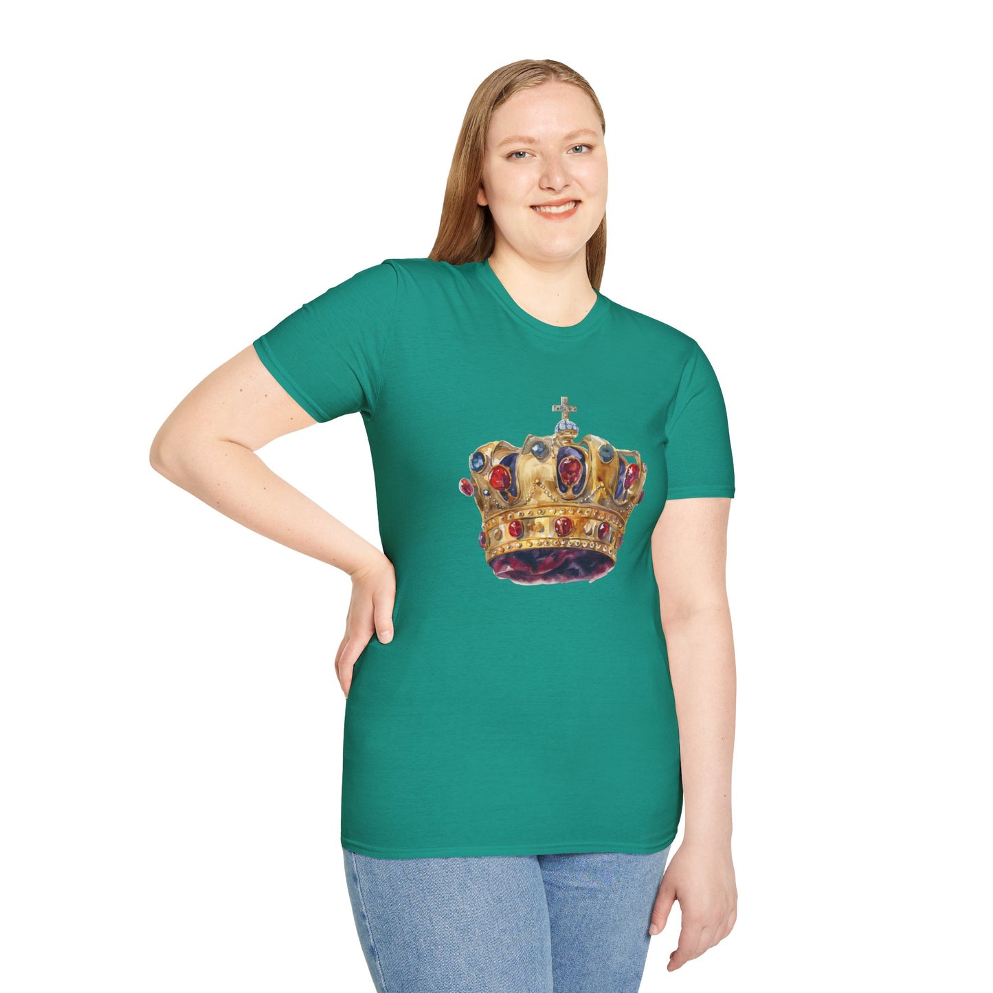 Unisex Softstyle T-Shirt - British Royal Crown Design
