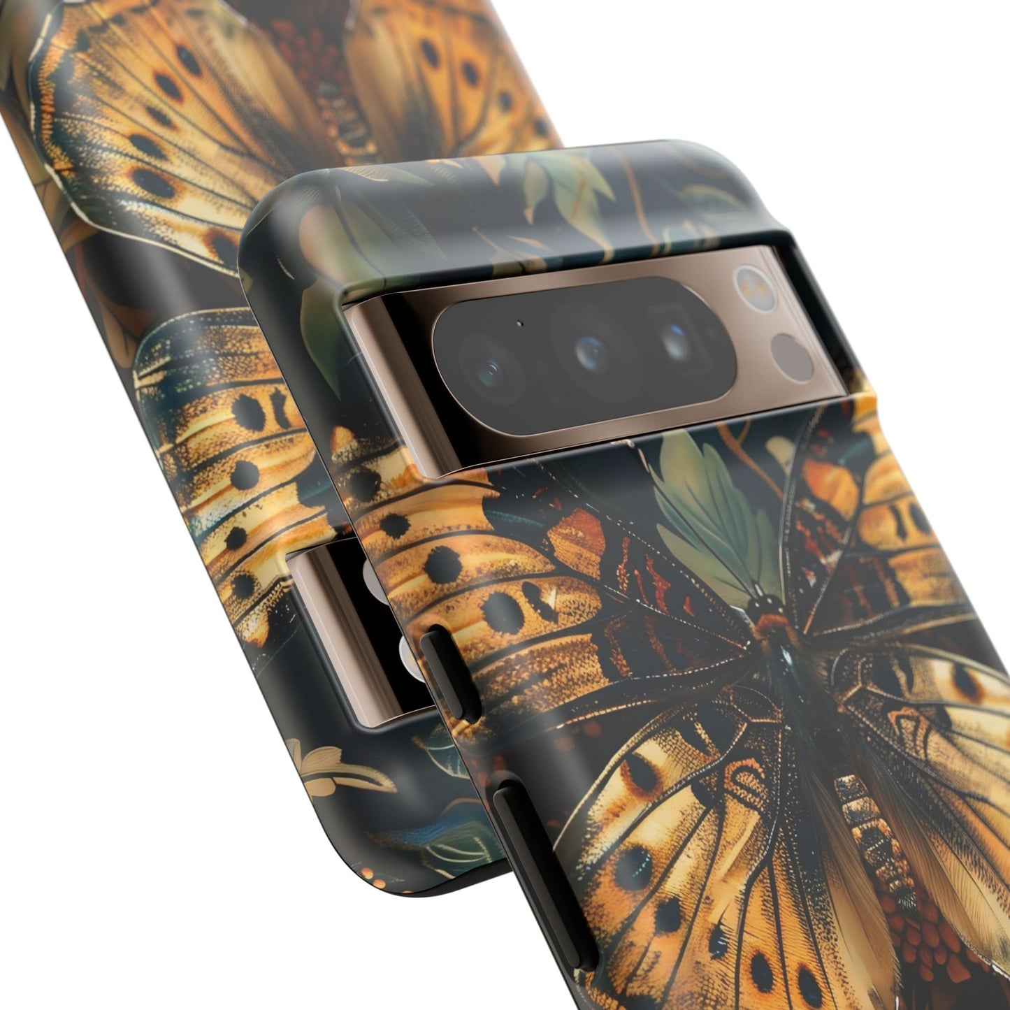 Butterfly Floral Phone Case, Tough Cases, Protective Cover, Unique Gift, Nature Lover, Art Print, Spring Decor