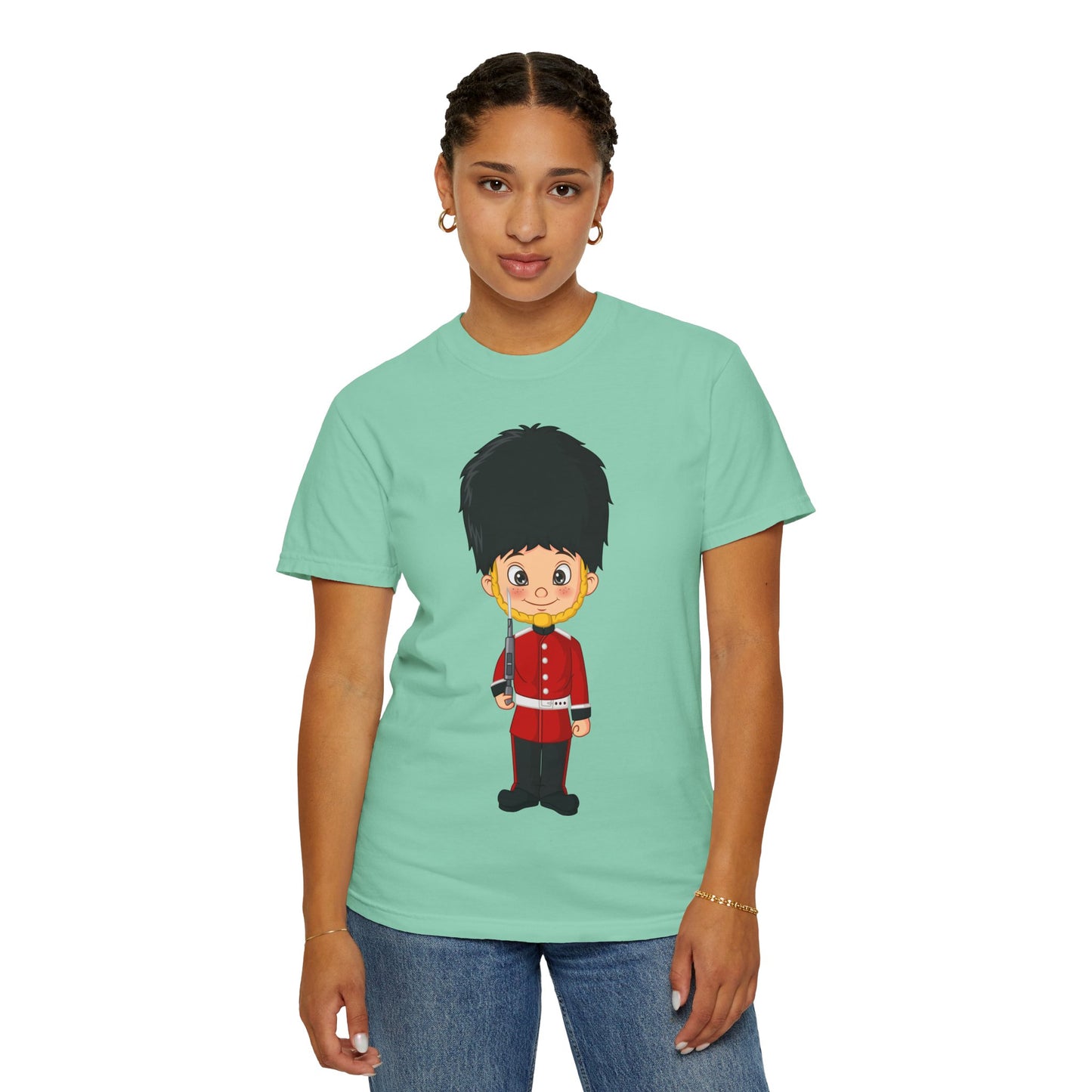 Unisex Garment-Dyed T-shirt - Bodmin’s Brave - The Iconic Red Jacket
