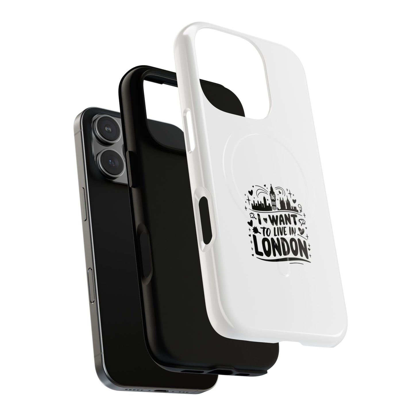 London Dream Tough Magnetic Phone Case, Chic Phone Cover, Ideal Gift for London Lovers, Functional Phone Accessory, Stylish Tech Gear