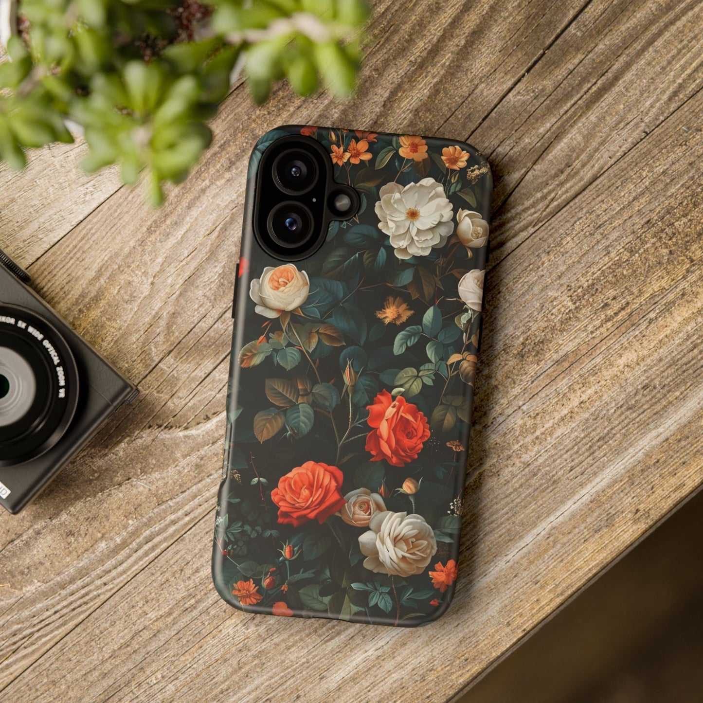 Floral Phone Case | Tough Cases with Elegant Design | Gift for Her, Mother's Day, Birthdays, Personalized, Trendy Tech Accessories
