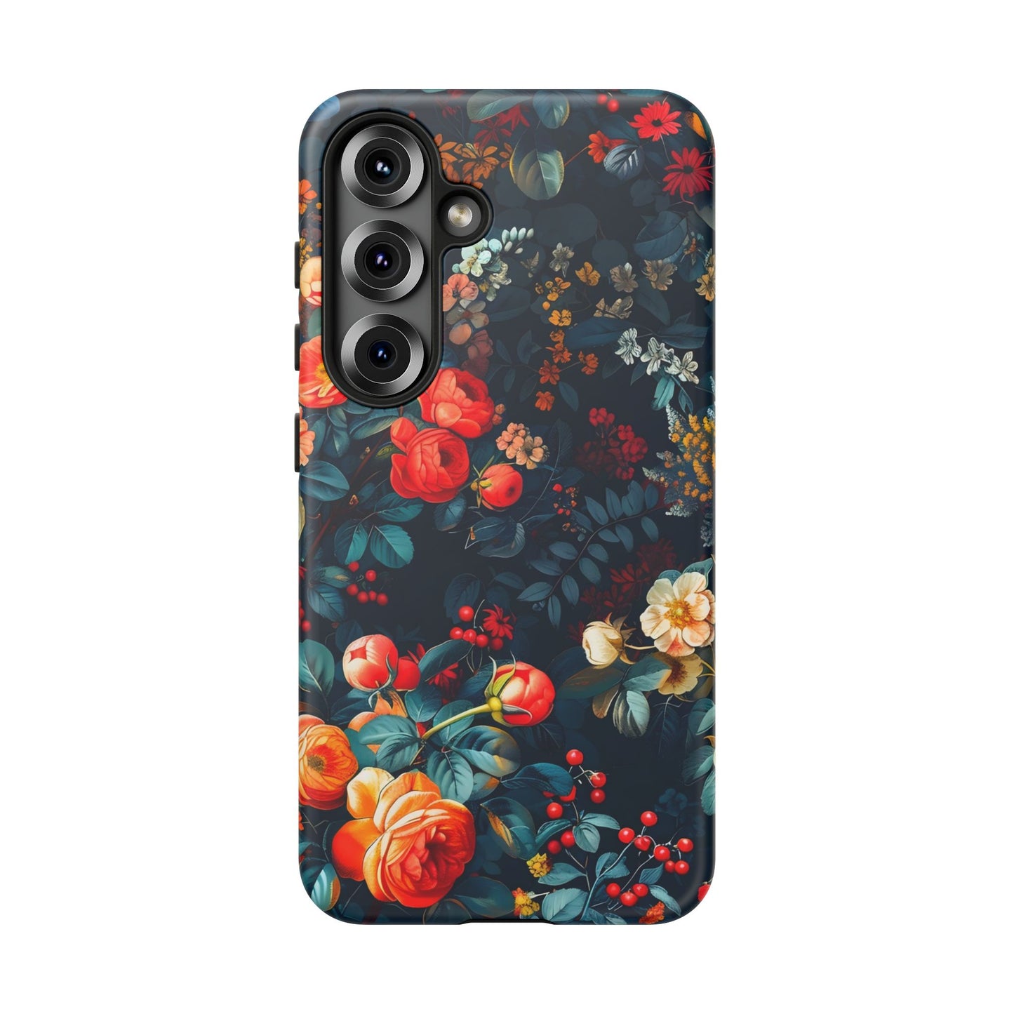 Floral Phone Case - Tough Cases, iPhone Protection, Elegant Floral Design, Gift for Her, Stylish Tech Accessory