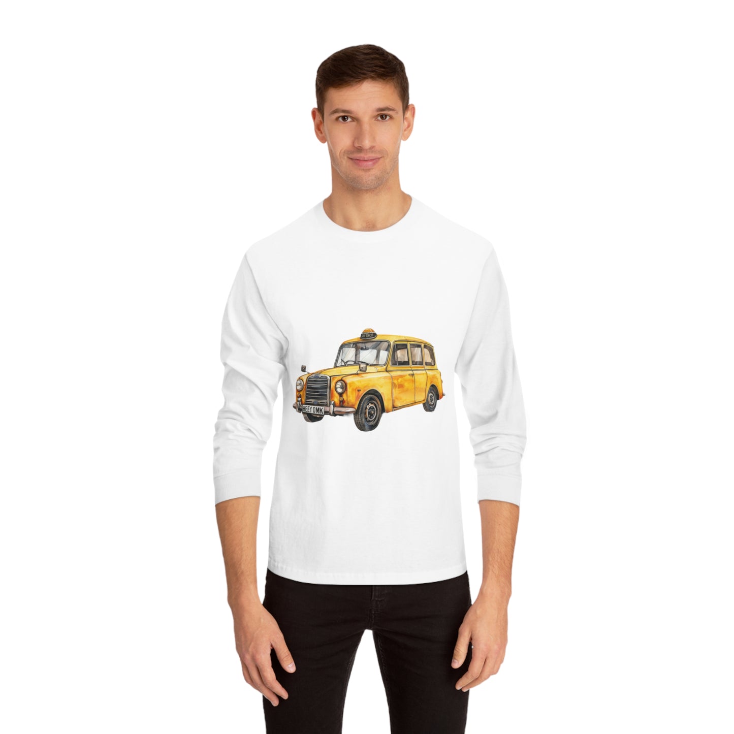 Unisex Classic Long Sleeve T-Shirt - Vintage Car - Classic Automotive Elegance and Timeless Style