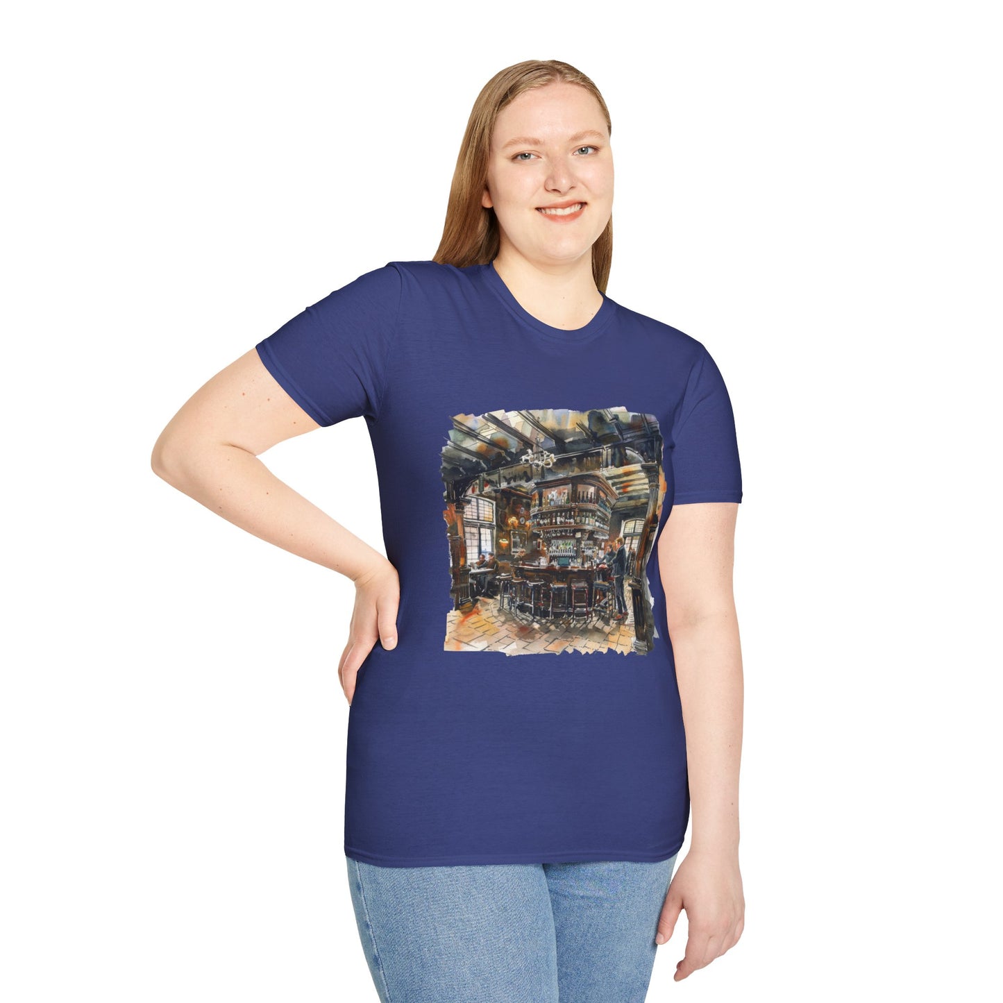 Unisex Softstyle T-Shirt - Classic British Pubs