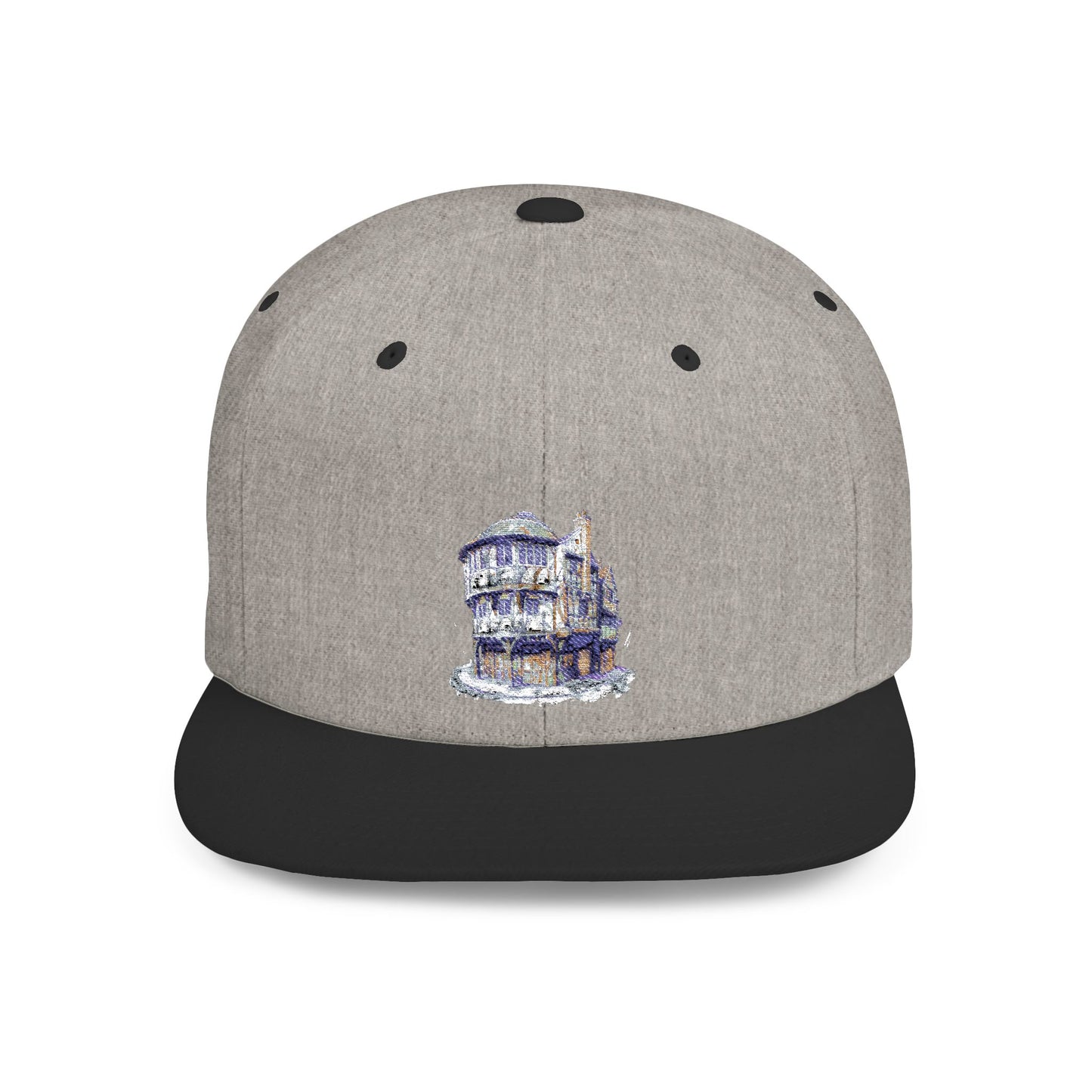 Stylish Flat Bill Snapback Hat, Trendy Cap for Graphic Lovers, Perfect for Festivals, Birthdays, and Everyday Wear