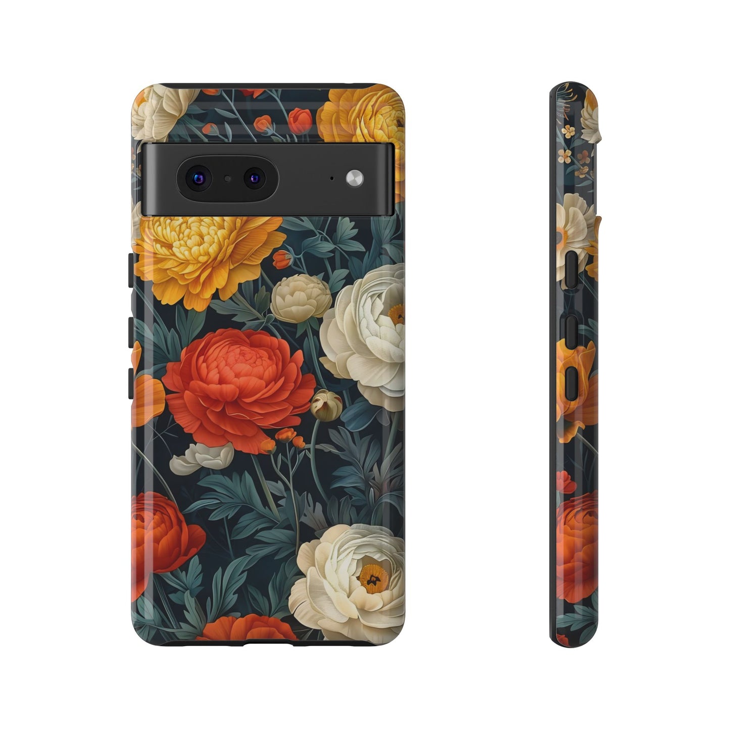 Floral Tough Case for Phones | Durable Floral Phone Cover, Boho Chic, Unique Gift for Her, Phone Protection, Flower Design