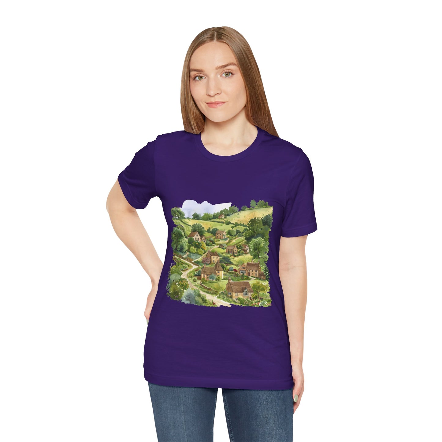 Unisex Jersey Short Sleeve Tee - Enchanting Landscapes of Britain