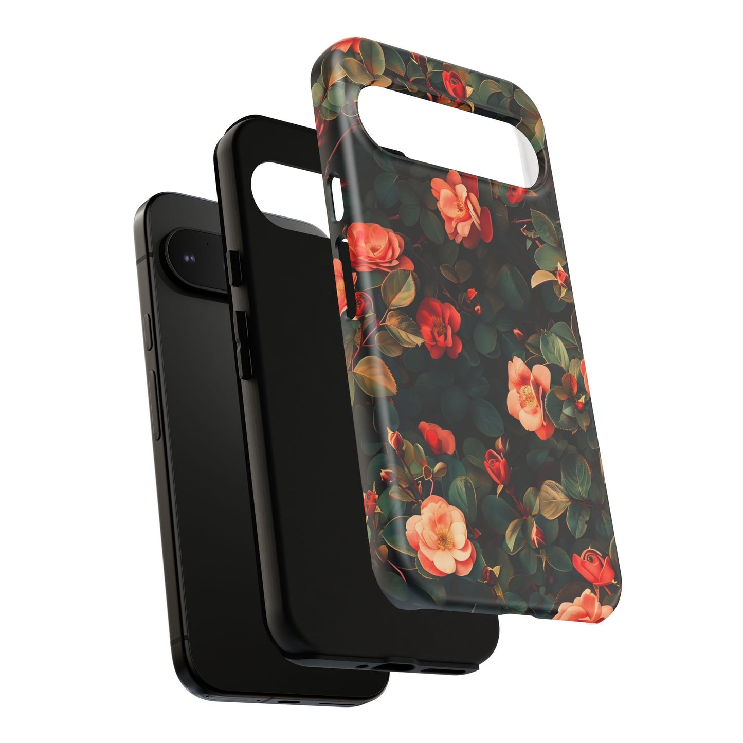 Floral Phone Case - Elegant Floral Design, Tough Protective Case, Perfect Gift for Her, Trendy Phone Accessories, Mother’s Day, Birthday