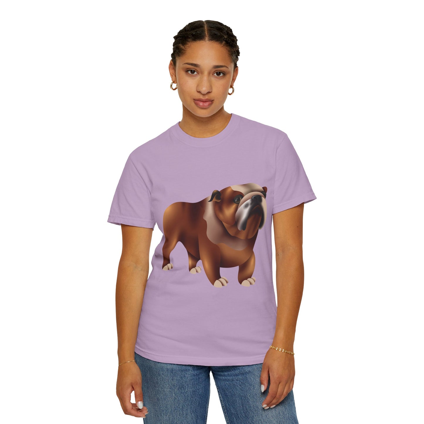 Unisex Garment-Dyed T-shirt - Lovely British Dog