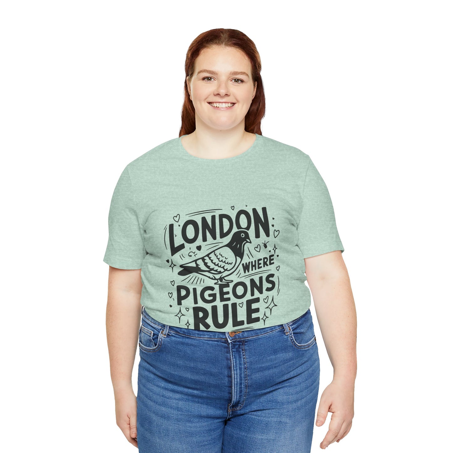 Unisex Jersey Short Sleeve Tee - London where Pigeons Rule