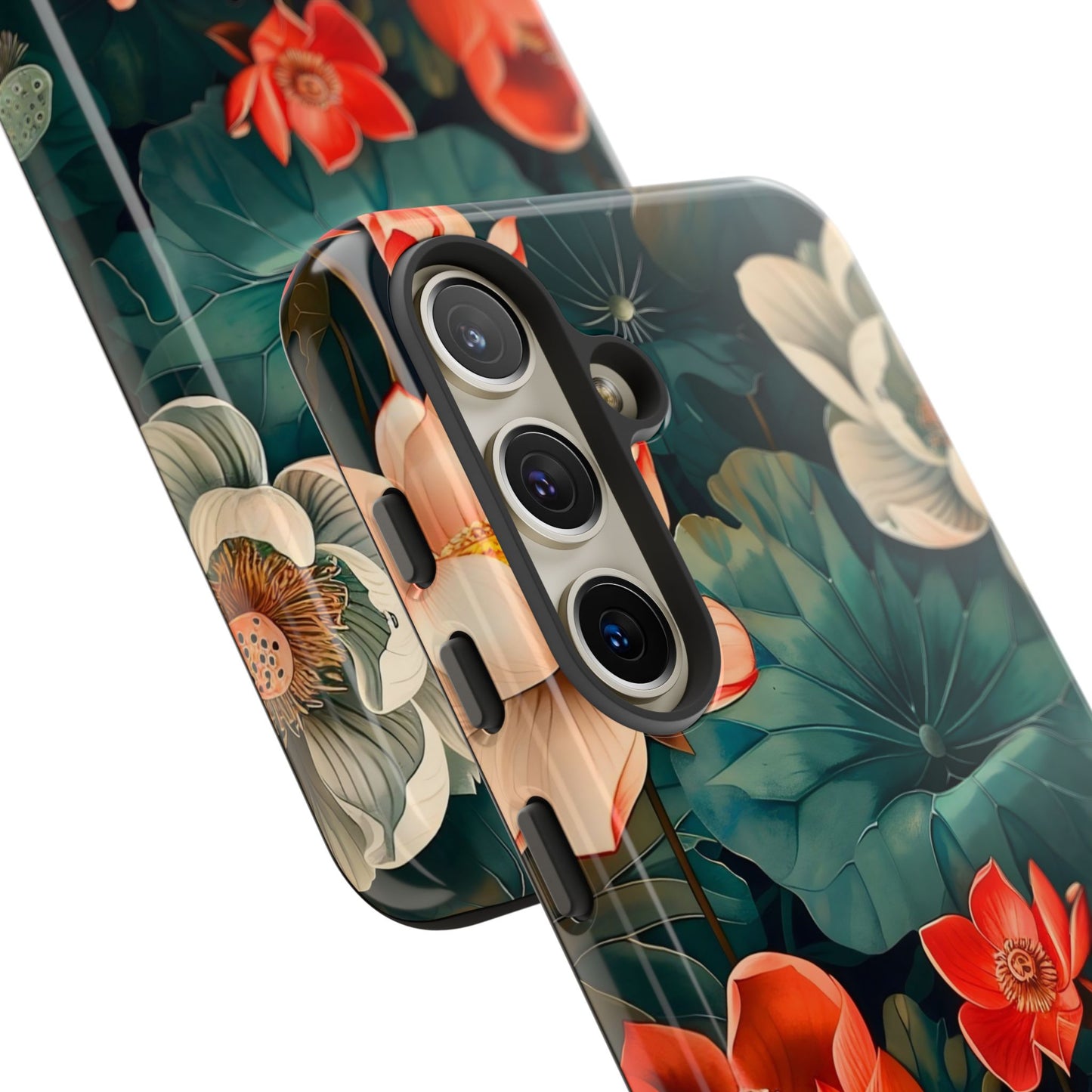 Flower Phone Case, Floral Phone Cover, Tough Case for Floral Lovers, Gift for Her, Stylish Tech Accessories