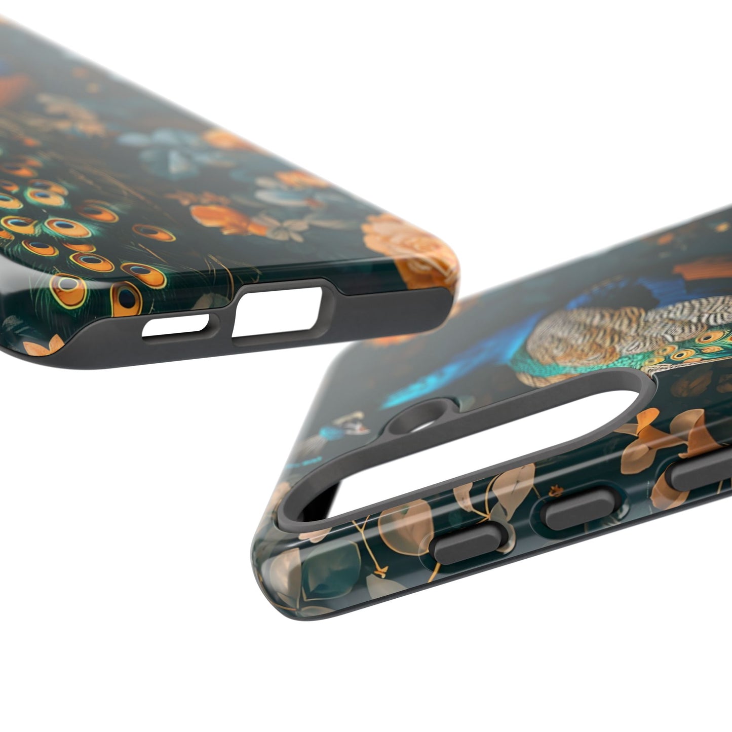 Peacock Phone Case - Elegant Floral Design, Tough Case for Protection, Unique Gift for Nature Lovers, Stylish Accessory, Eco-Friendly