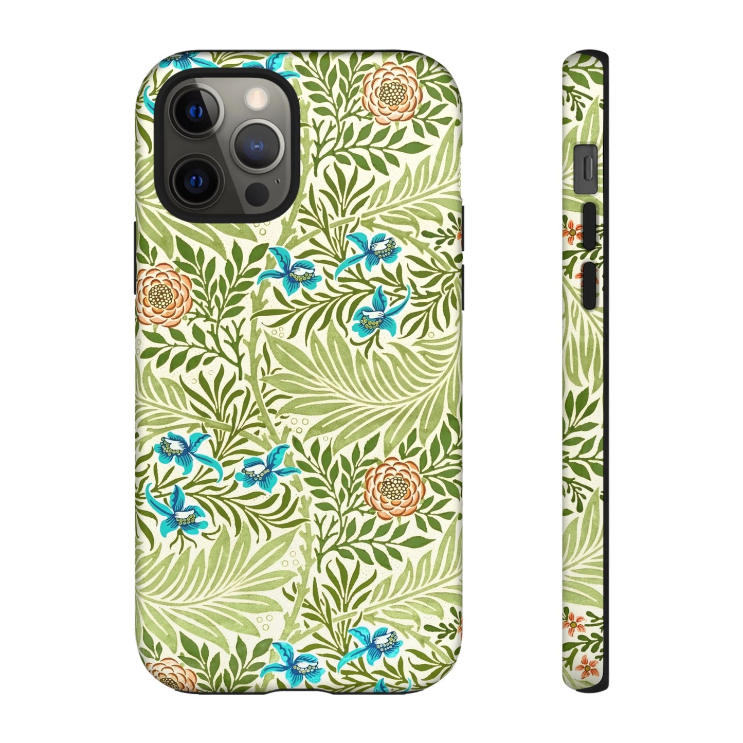 Tough Cases Phone Case, Botanical Print Phone Cover, Floral Smartphone Accessory, Nature-Inspired Tech Gear, Gift for Plant Lovers