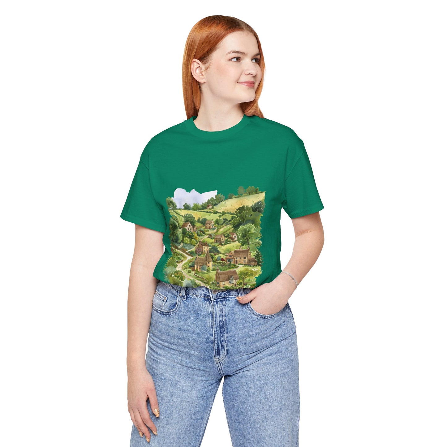 Unisex Jersey Short Sleeve Tee - Enchanting Landscapes of Britain