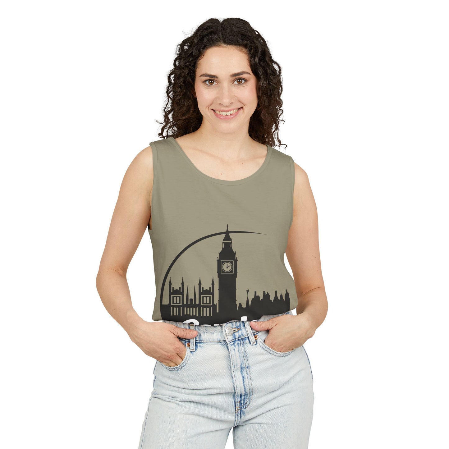 Unisex Garment-Dyed Tank Top - Stylish London