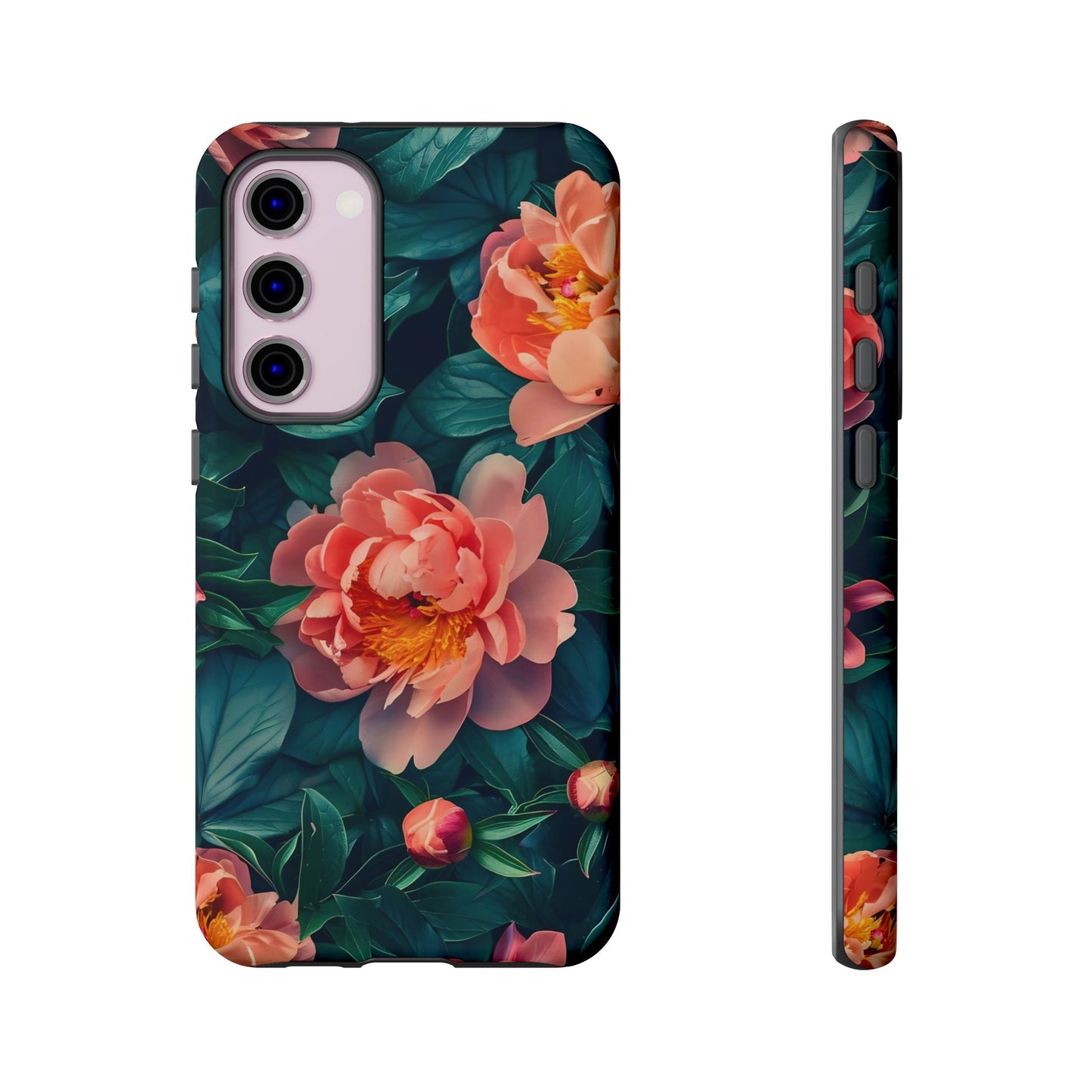Floral Phone Case - Tough Cases, Flower Design, Botanical Art, Phone Accessory, Gift for Her, Nature Lovers