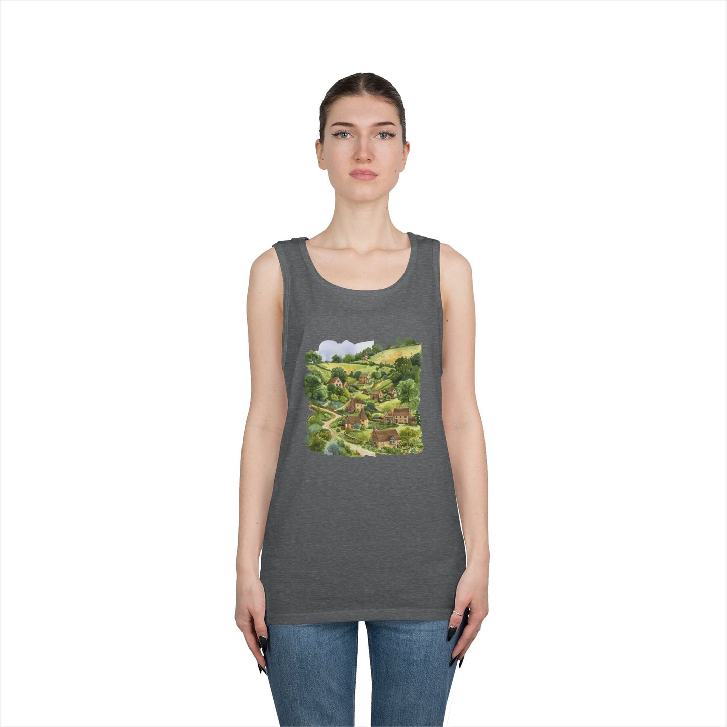 Unisex Heavy Cotton Tank Top - British nature
