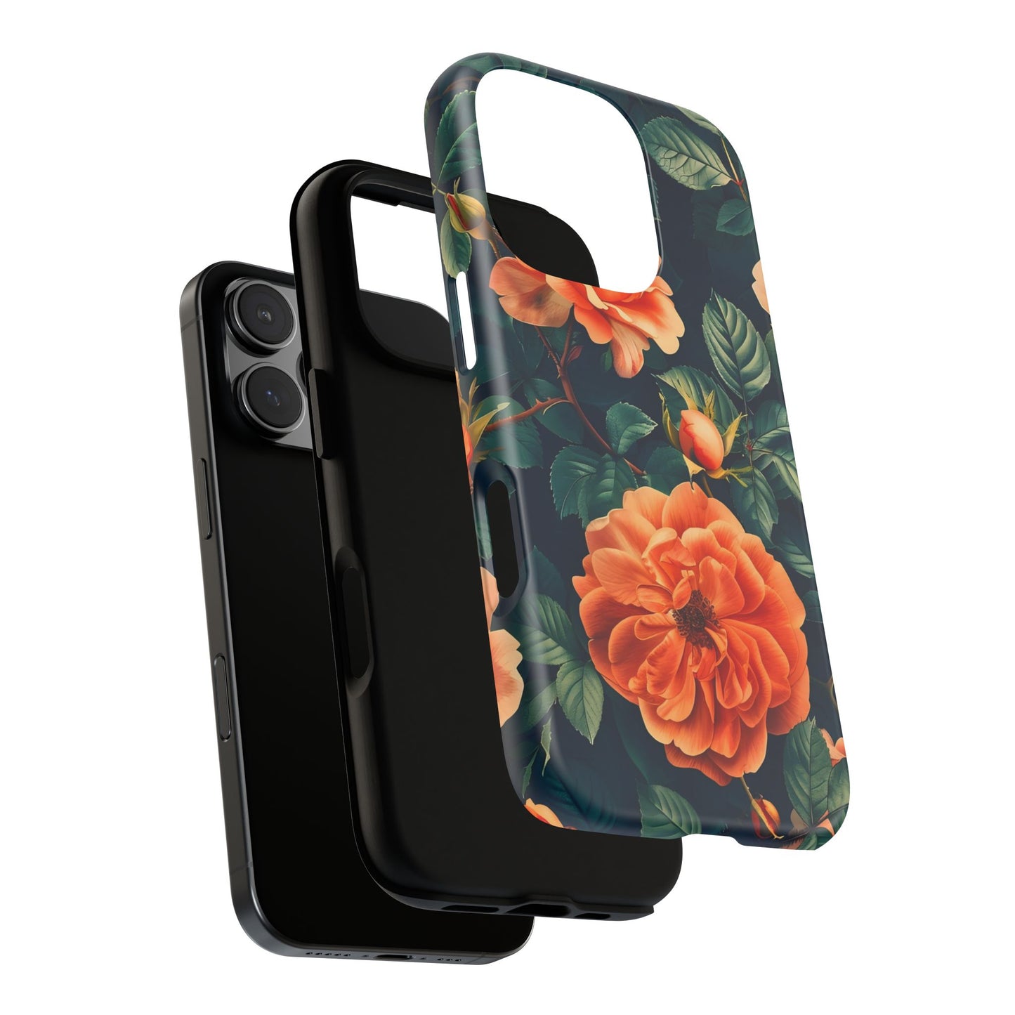 Floral Phone Case, Tough Cases for Nature Lovers, Botanical Design, Phone Protection, Gift for Her, Trending Floral Accessories
