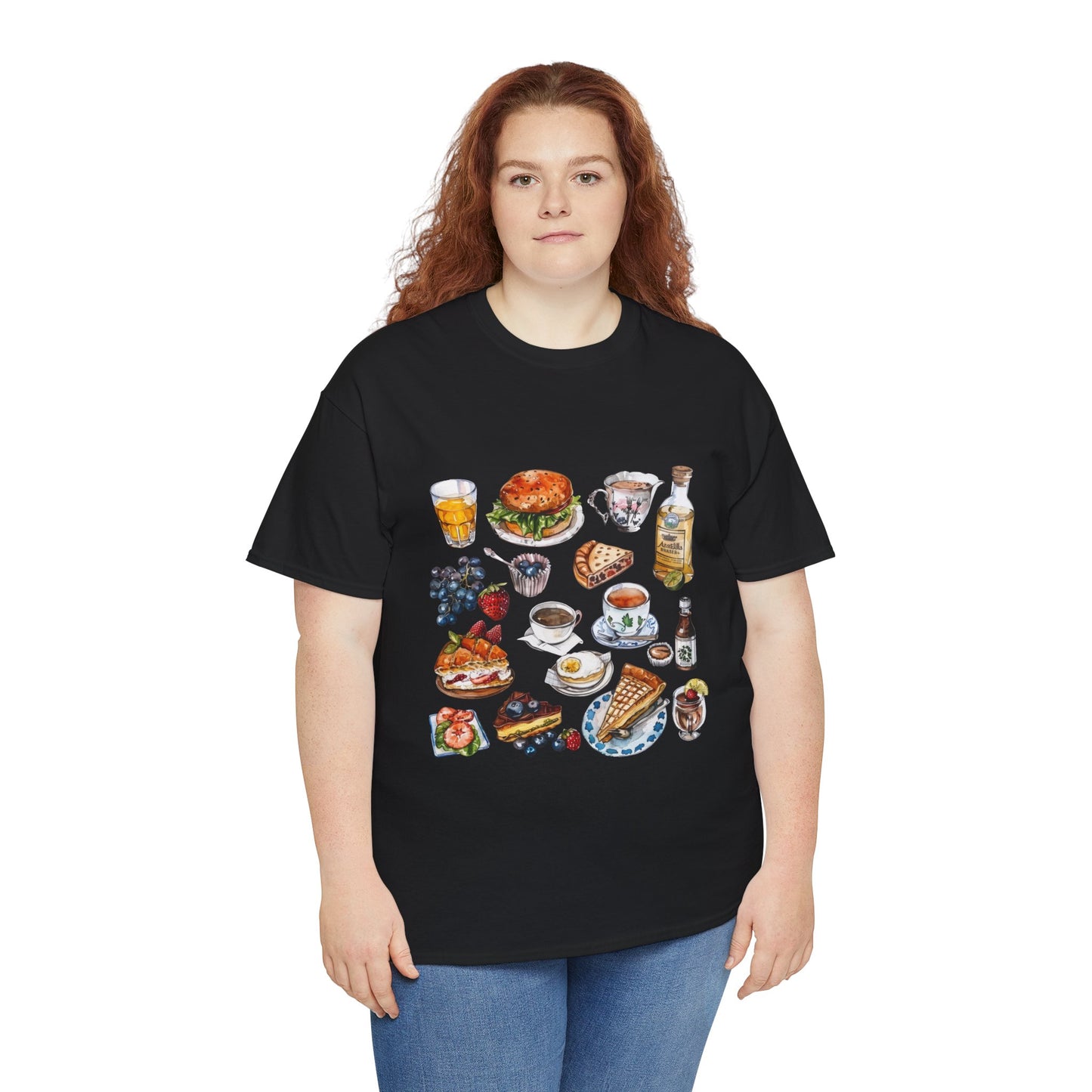 Unisex Heavy Cotton Tee - Heritage and Charm - England's Iconic Symbols
