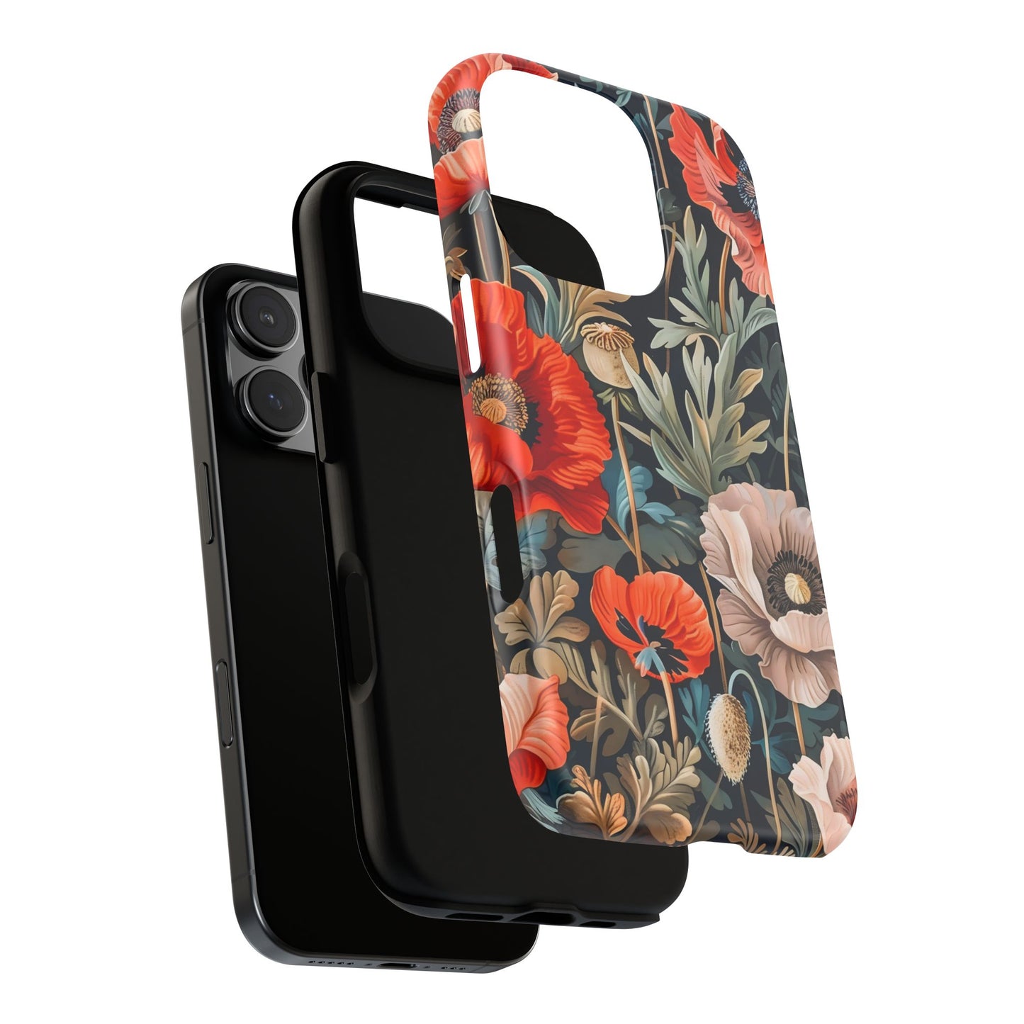 Floral Phone Case - Tough Cases, Flower Design, Chic Tech Accessories, Stylish Gifts, Unique Phone Protectors