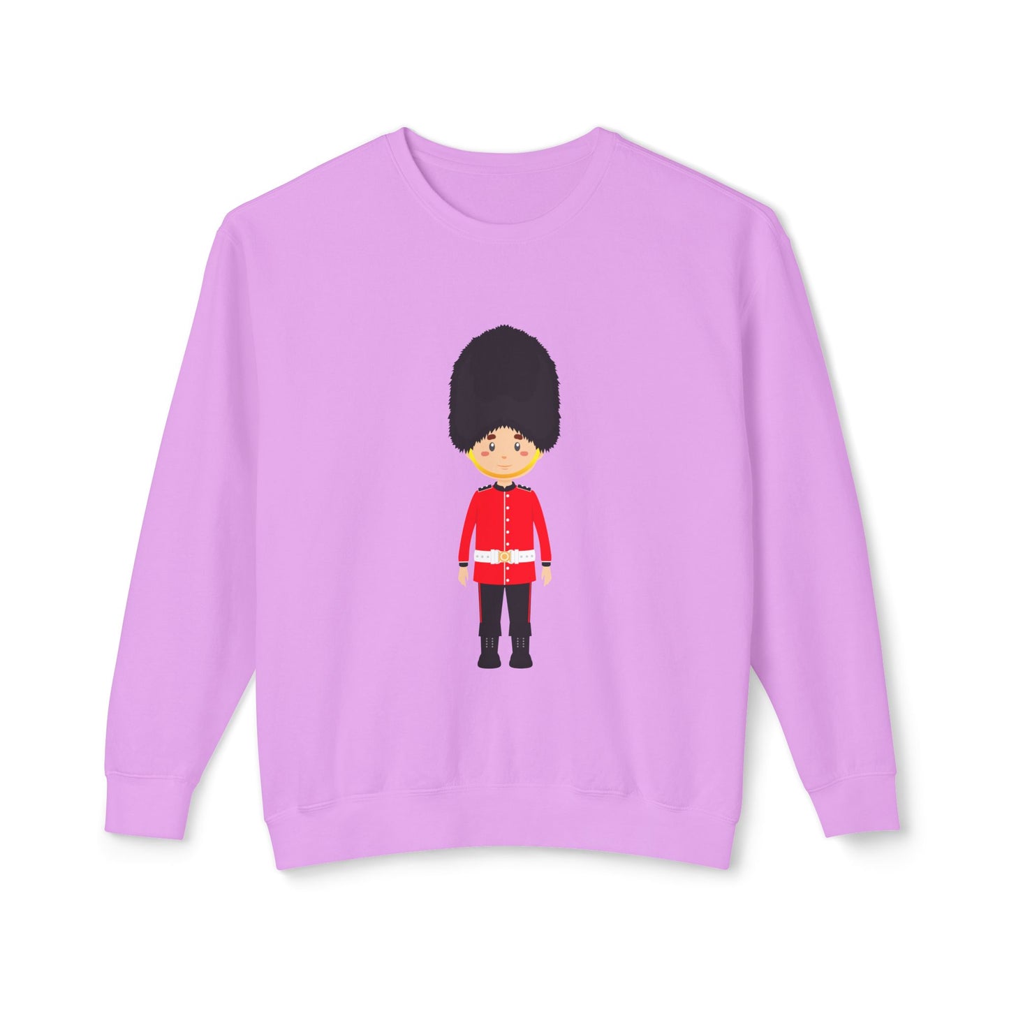 Unisex Lightweight Crewneck Sweatshirt - British Soldier Military Elegance and Honorable