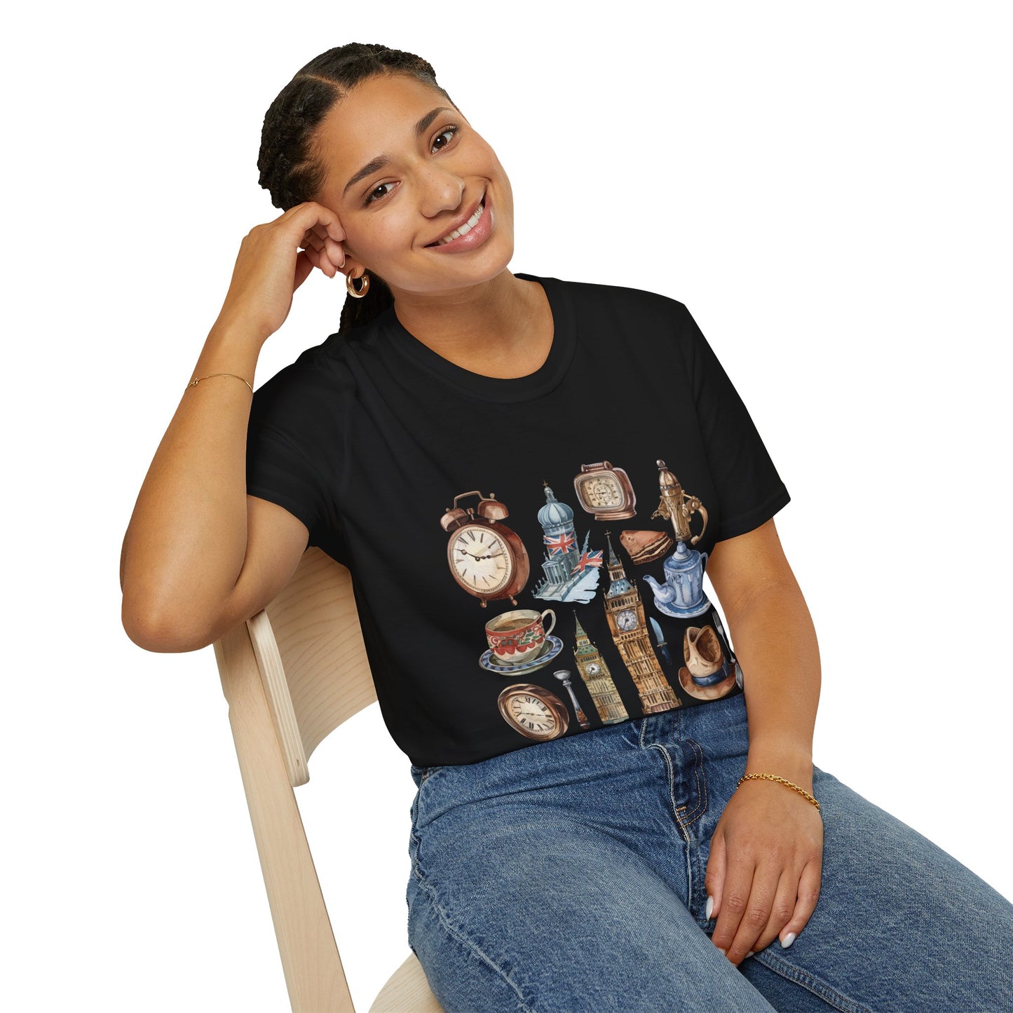 Unisex Softstyle T-Shirt - Timeless Symbols - Iconic England