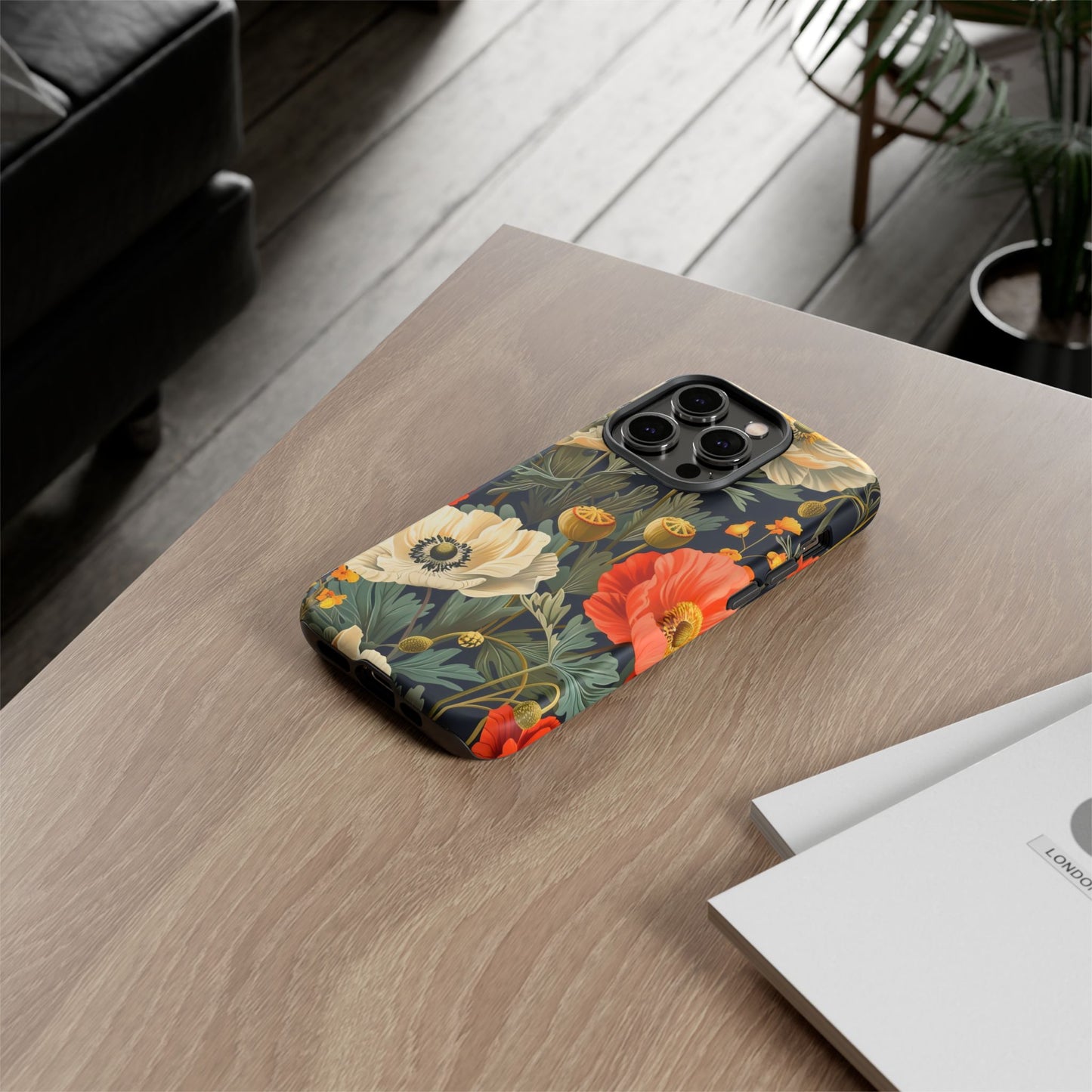 Floral Phone Case - Tough Cases with Vibrant Garden Design, Phone Accessory, Gift for Her, Spring Style, Nature Lover