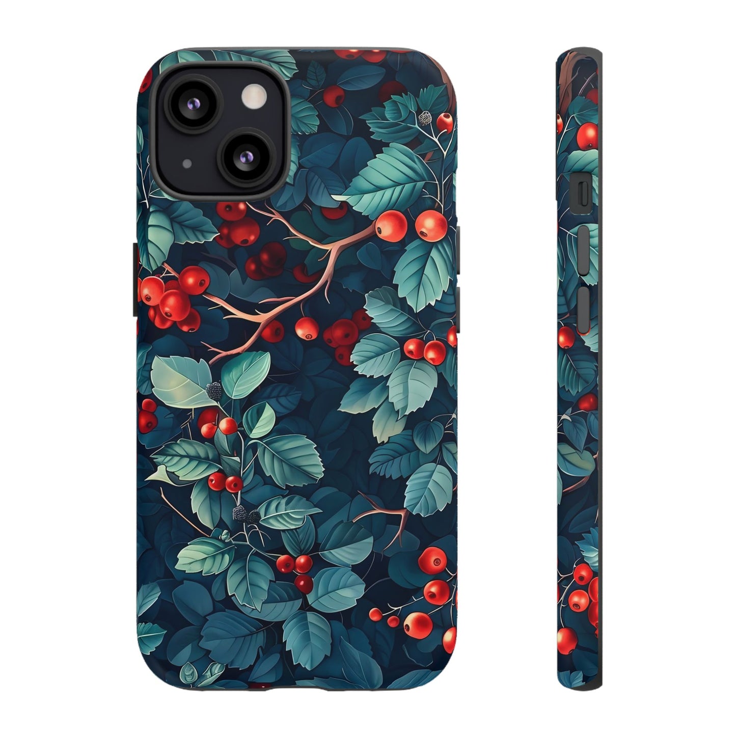 Berry Blossom Phone Case - Nature Lover's Gift, Floral Design, Cute Accessory for Spring, Unique Tech Cover, Perfect for Holidays