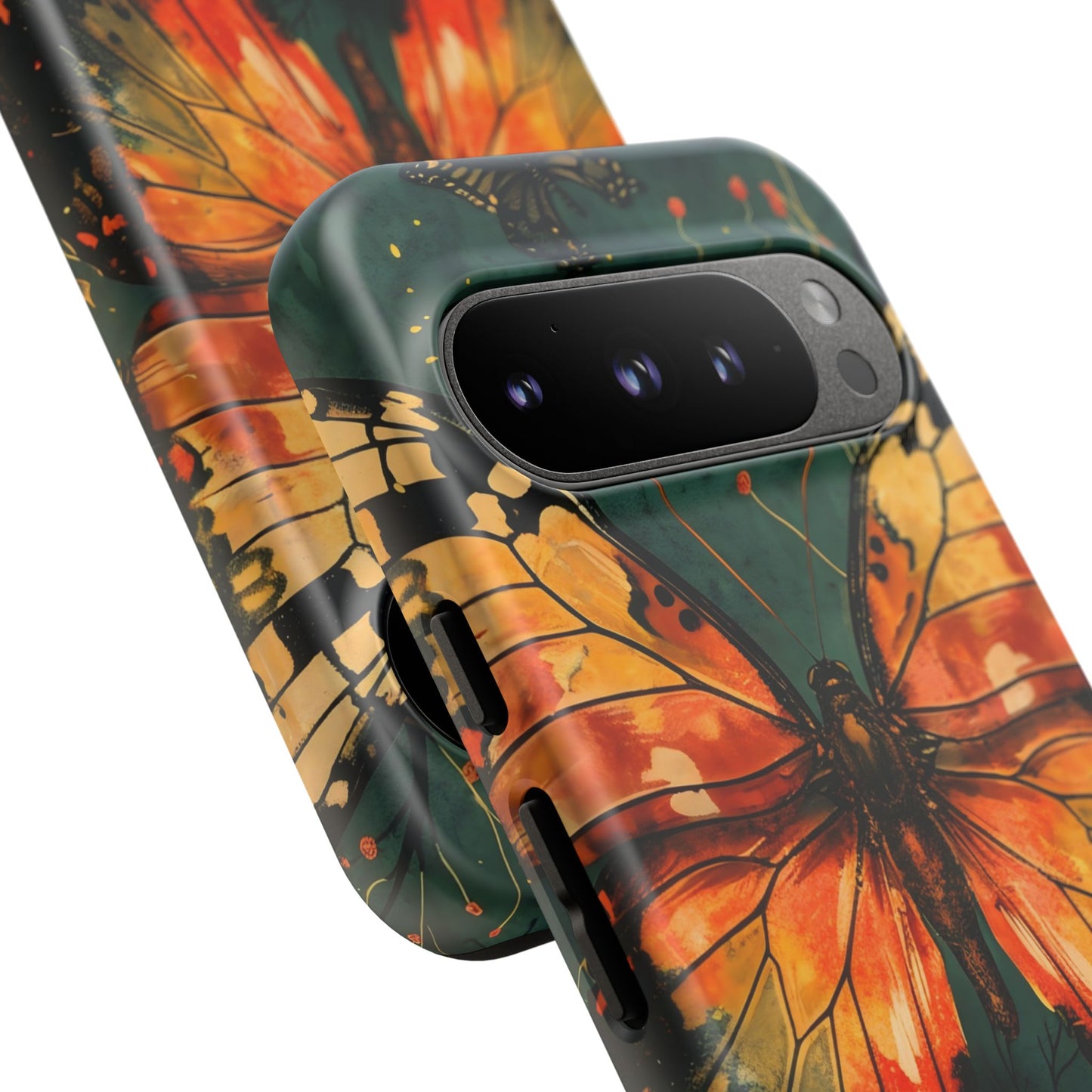 Butterfly Phone Case – Tough Cases for Nature Lovers, Floral Design, Butterfly Art, Unique Gift, Eco-Friendly Protection