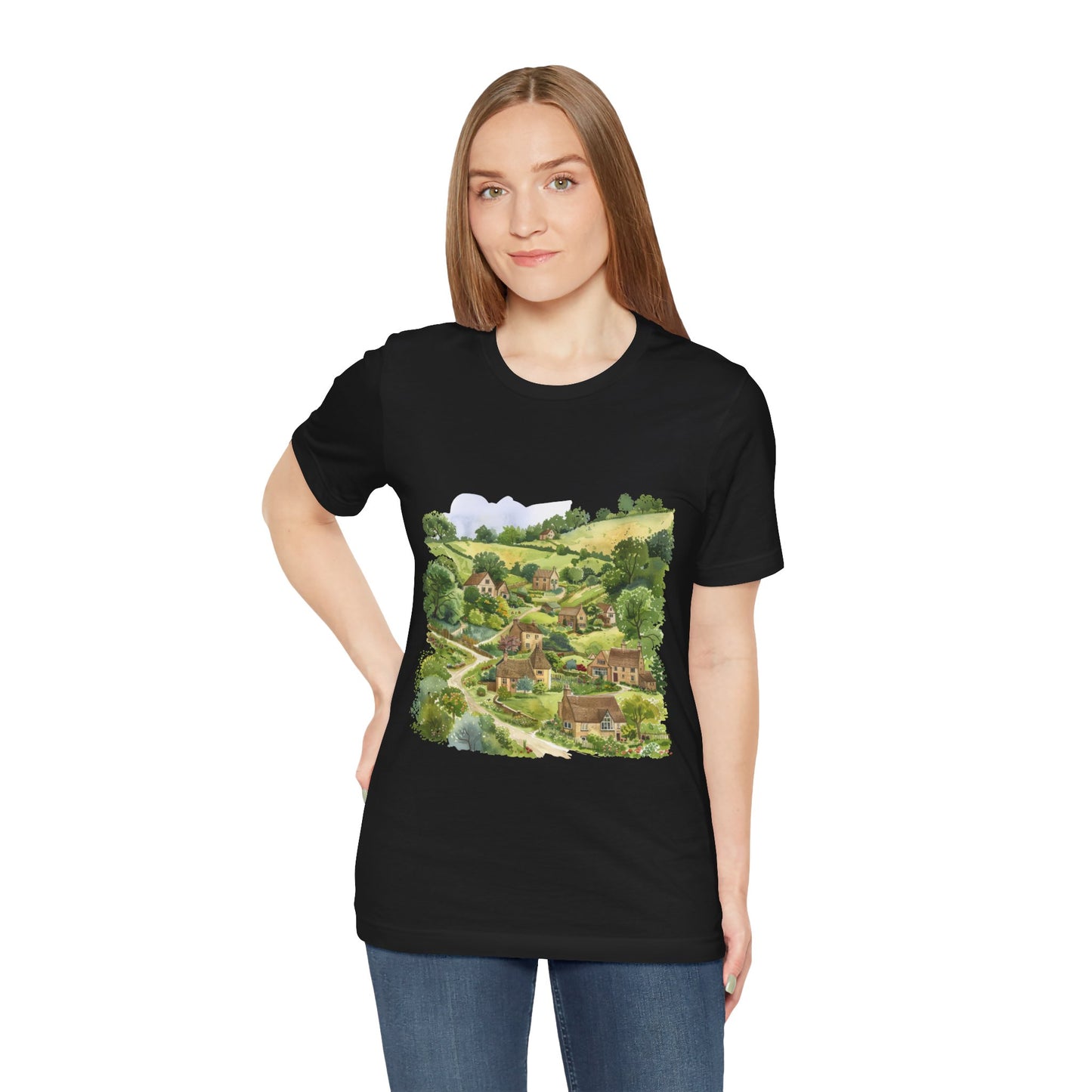 Unisex Jersey Short Sleeve Tee - Enchanting Landscapes of Britain