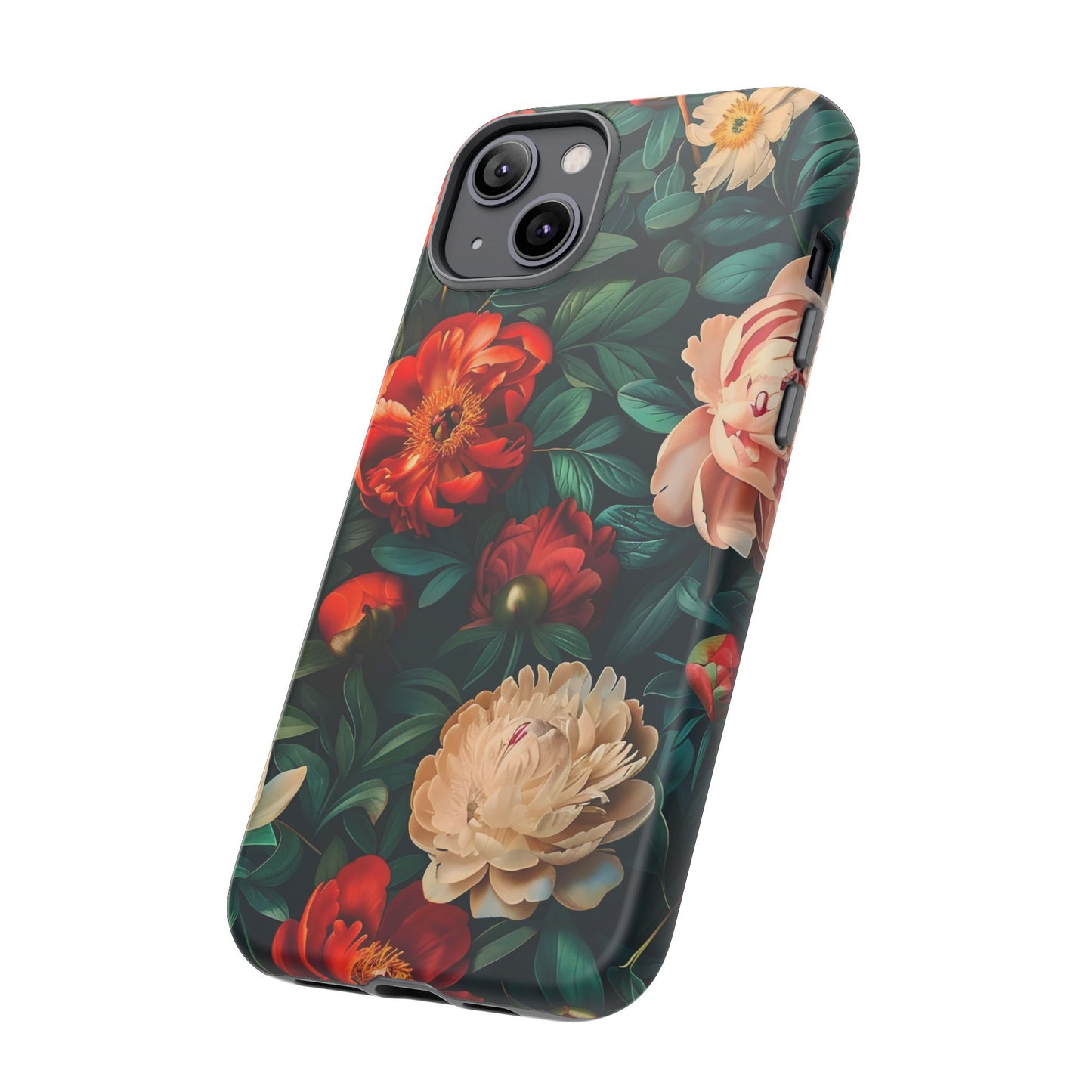 Floral Phone Case - Tough Cases, Vibrant Protection, Gift for Her, Cute Floral Design, Trendy Accessory, Perfect for Spring