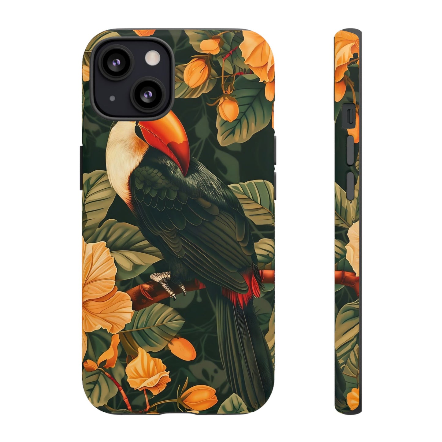 Tropical Toucan Phone Case, Exotic Bird Cover, Nature Lover Gift, Eco-Friendly Design, Customizable Tech Accessory