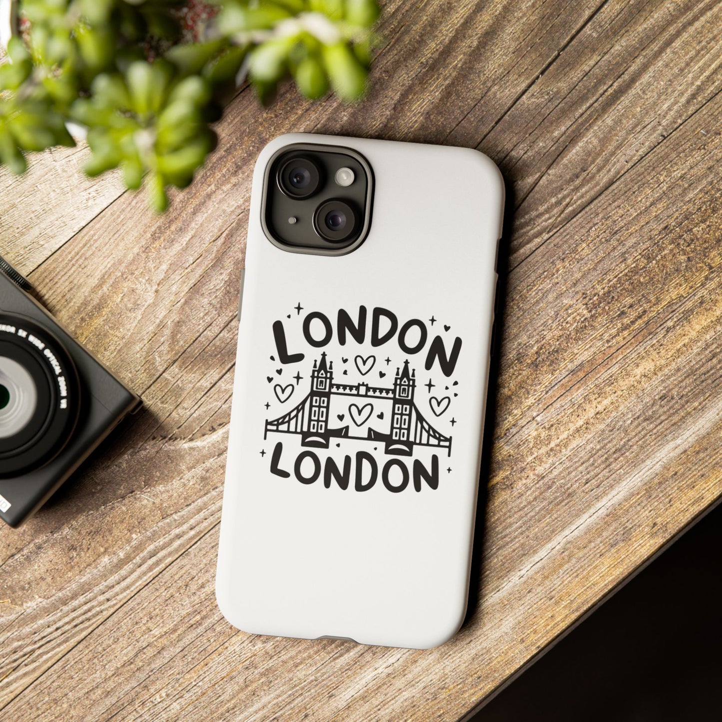 Love London Bridge Phone Case, Tough Cases for London Lovers, Cute Protection, Travel Gift, Phone Accessory, Design with Love