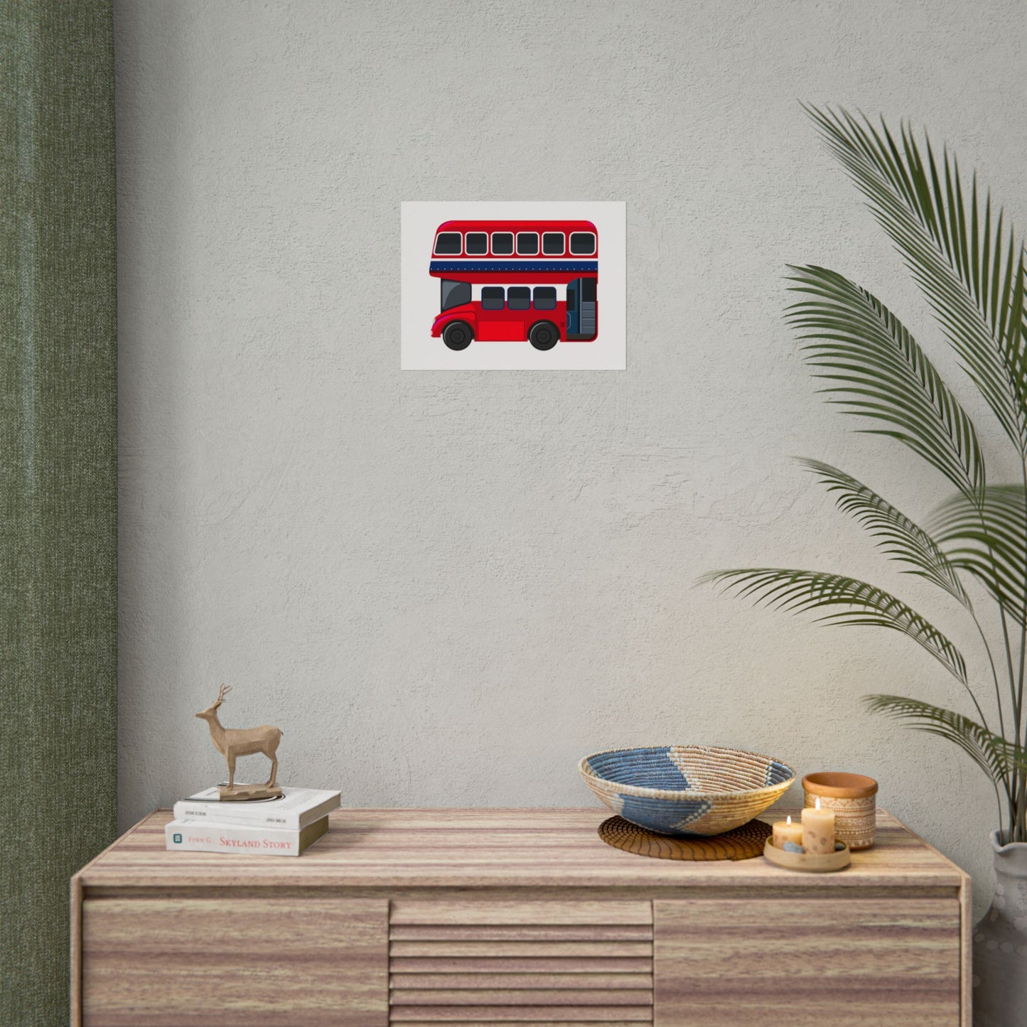 Red Double Decker Bus Rolled Posters