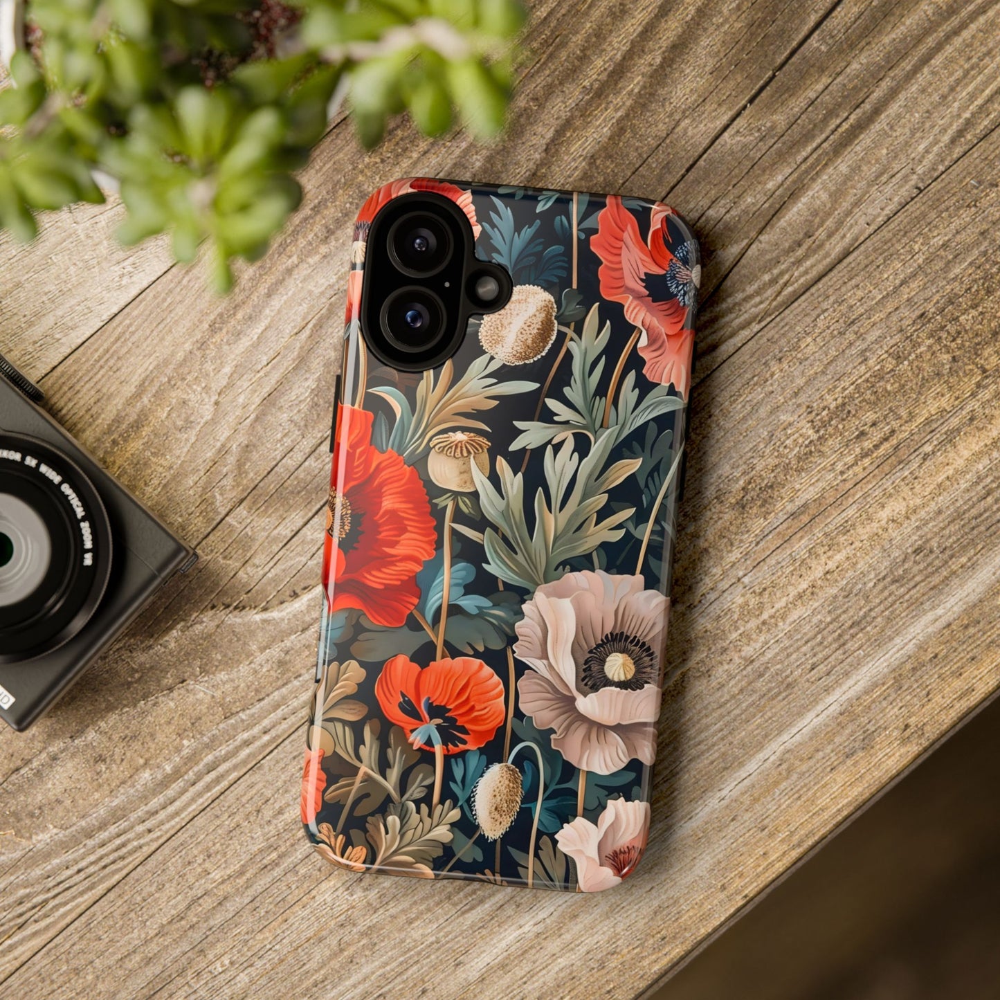 Floral Phone Case - Tough Cases, Flower Design, Chic Tech Accessories, Stylish Gifts, Unique Phone Protectors