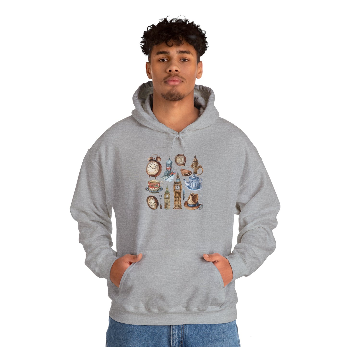 Unisex Heavy Blend™ Hooded Sweatshirt - Iconic Vintage England