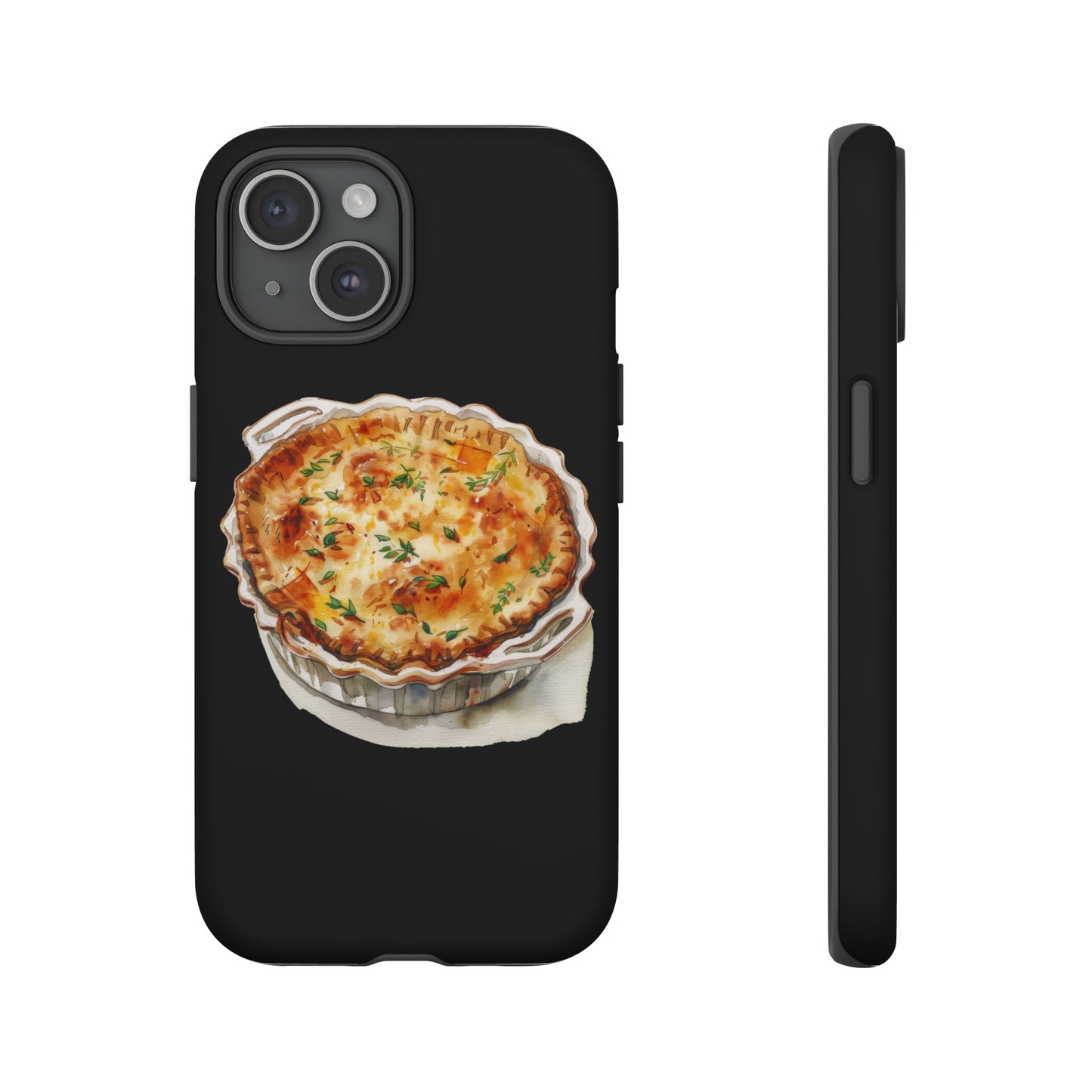 Quiche Phone Case - Funky Kitchen Decor, Foodie Gift, Chef Accessories, Culinary Art, Quirky Phone Cover