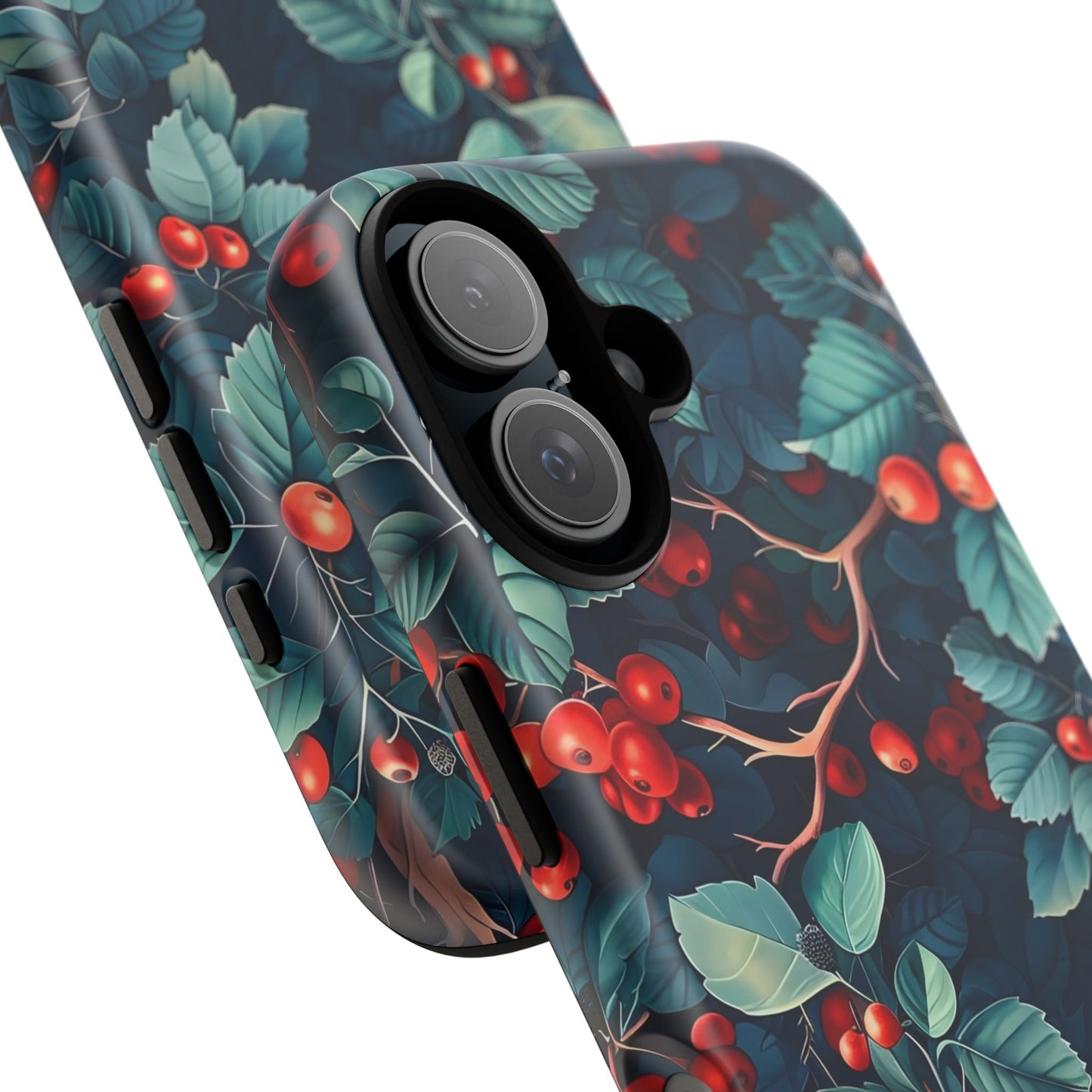 Berry Blossom Phone Case - Nature Lover's Gift, Floral Design, Cute Accessory for Spring, Unique Tech Cover, Perfect for Holidays