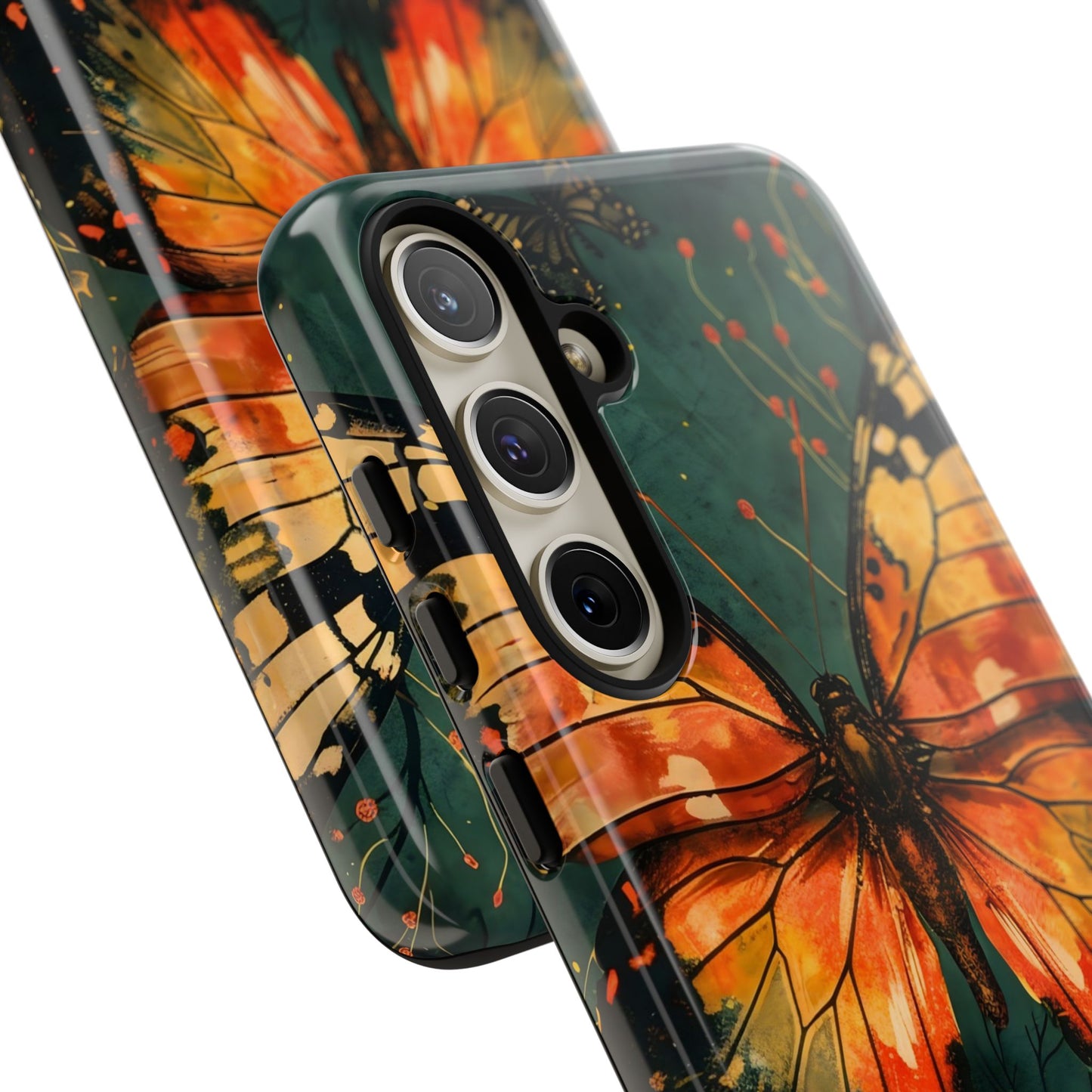 Butterfly Phone Case – Tough Cases for Nature Lovers, Floral Design, Butterfly Art, Unique Gift, Eco-Friendly Protection