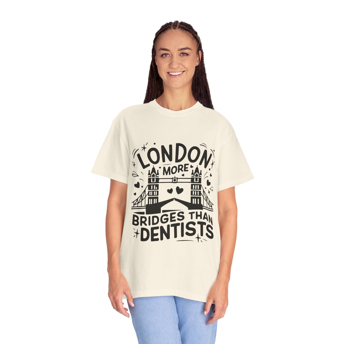 Unisex Garment-Dyed T-shirt - London is having more Bridges
